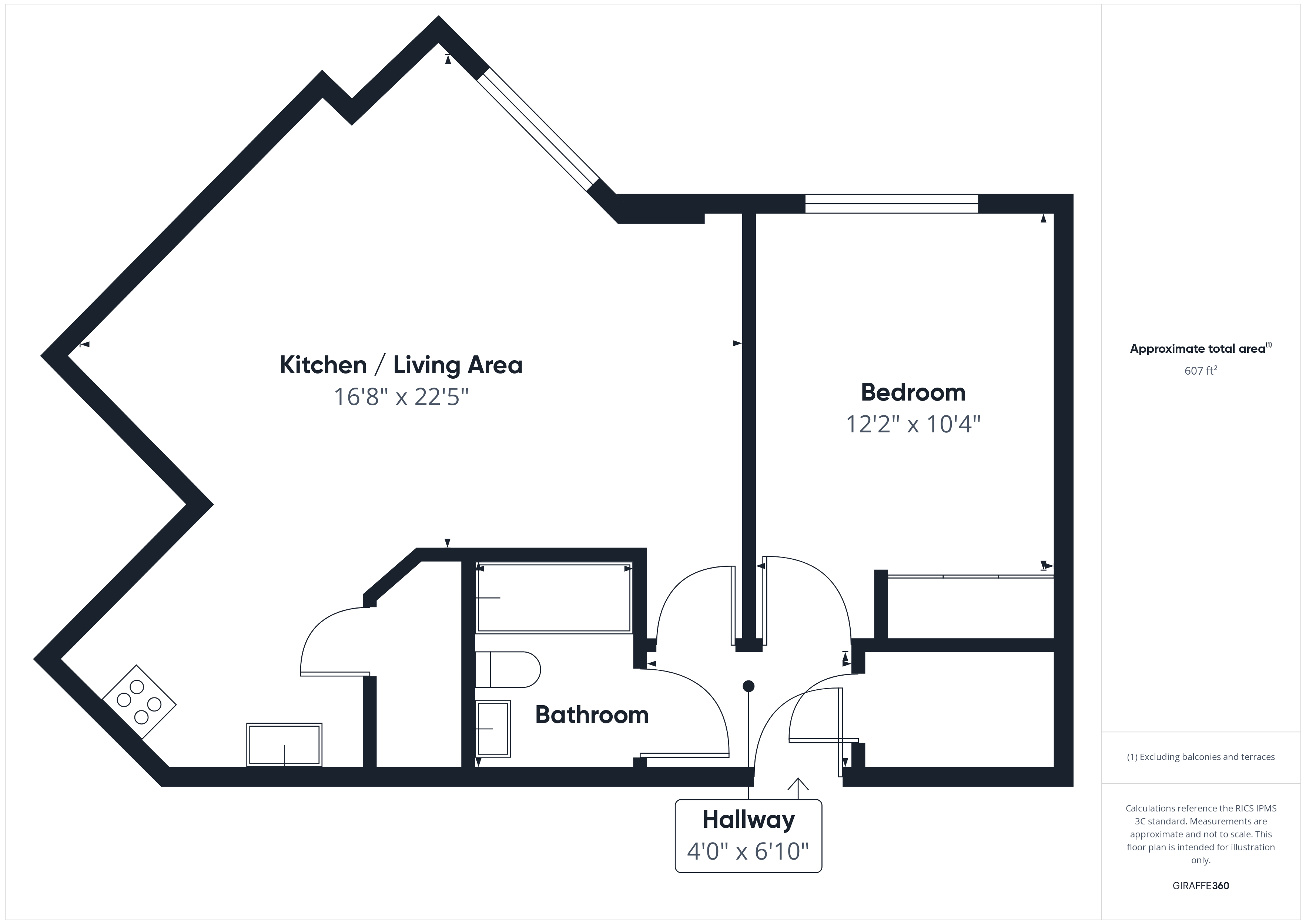 9 Buccaneer Court,, Kestrel Road, Farnborough floorplan