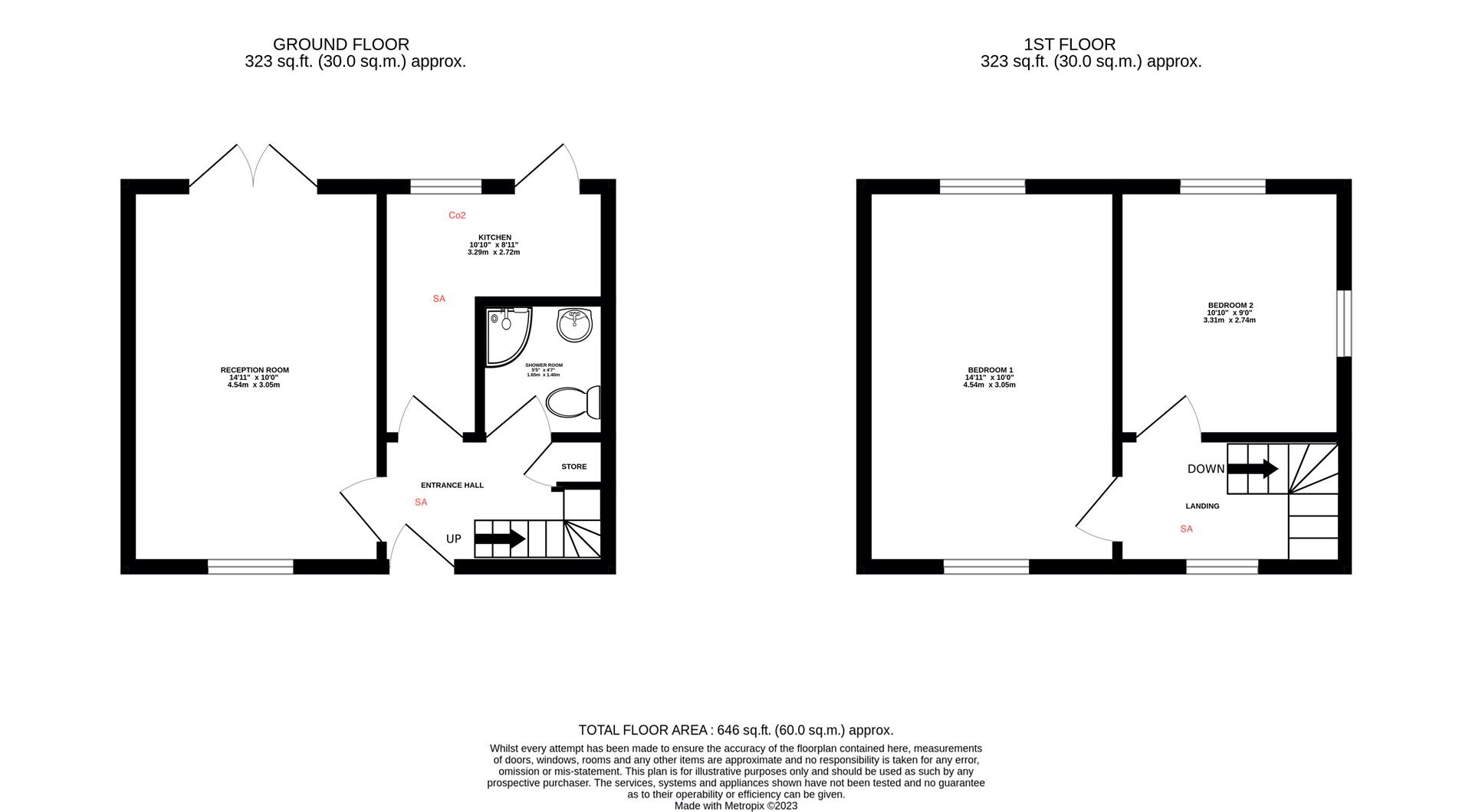 Cornwall Avenue, Middlesex floorplan
