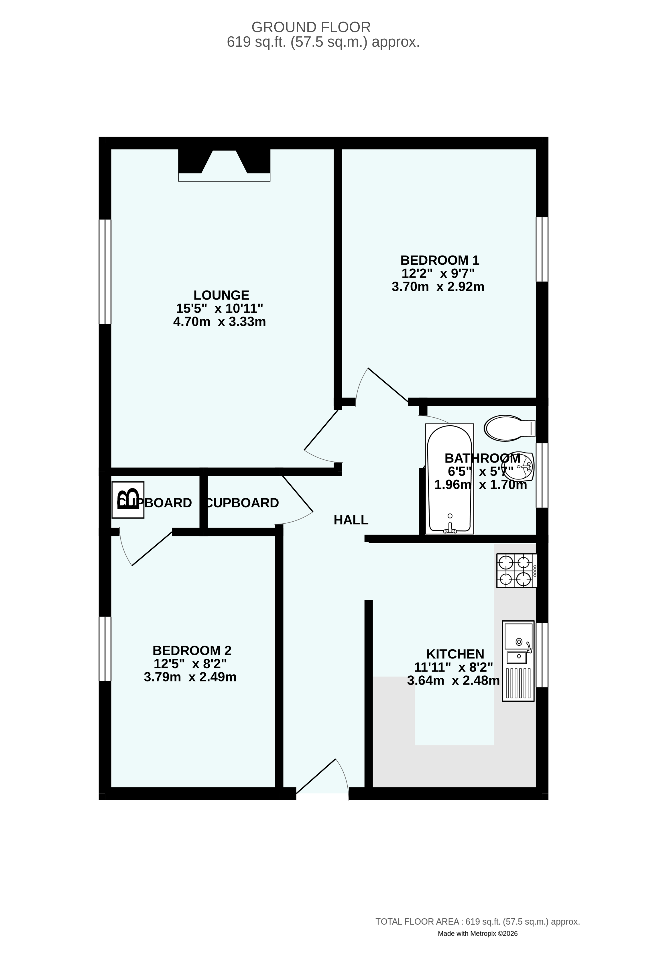 29, Trerew Road, Cornwall floorplan