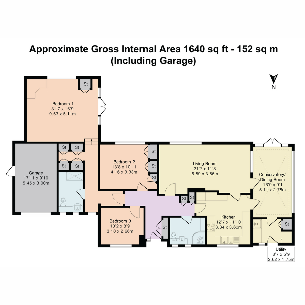 1a, School Lane, Reading floorplan