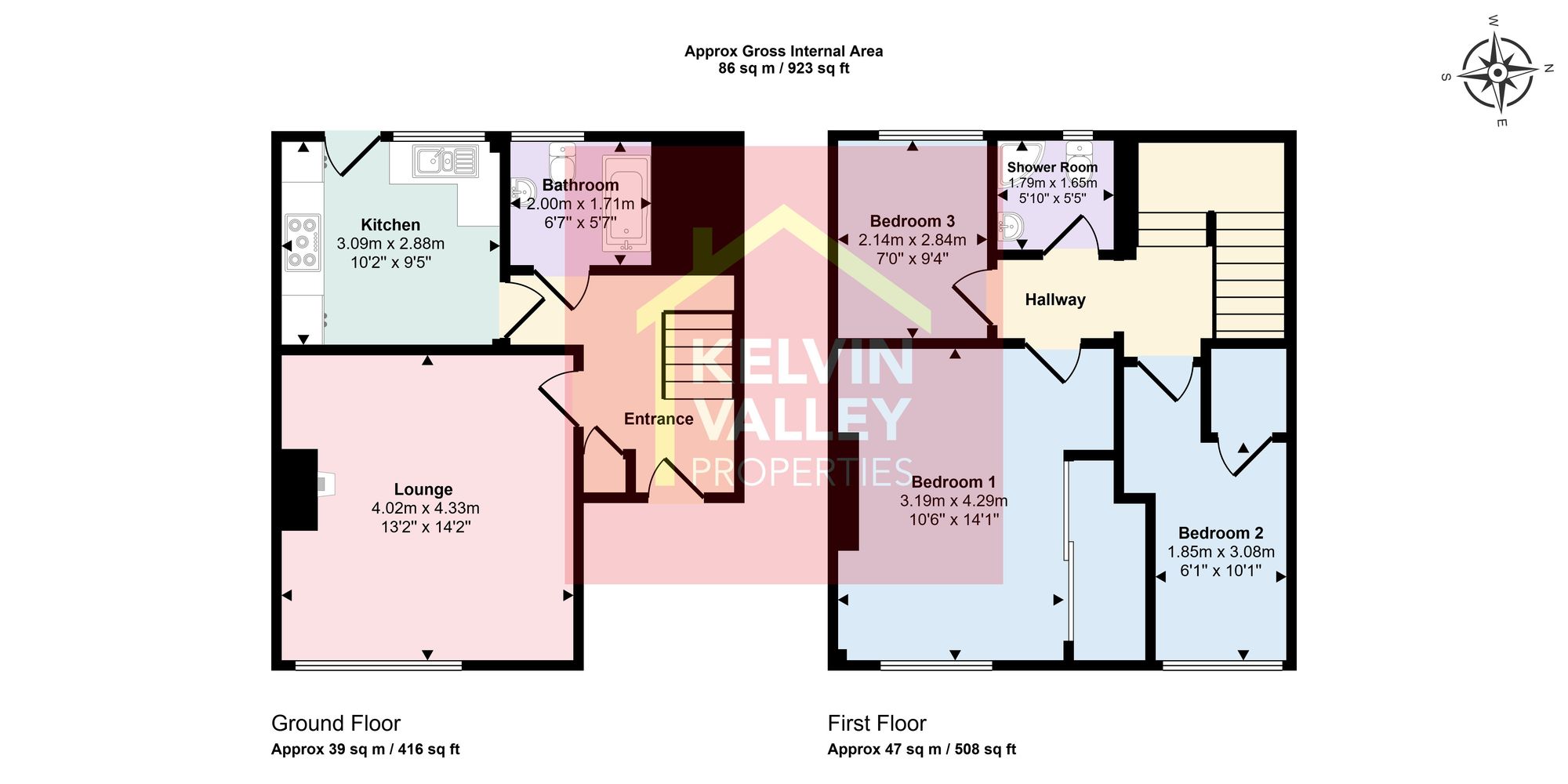 4 Kingsway, Glasgow floorplan