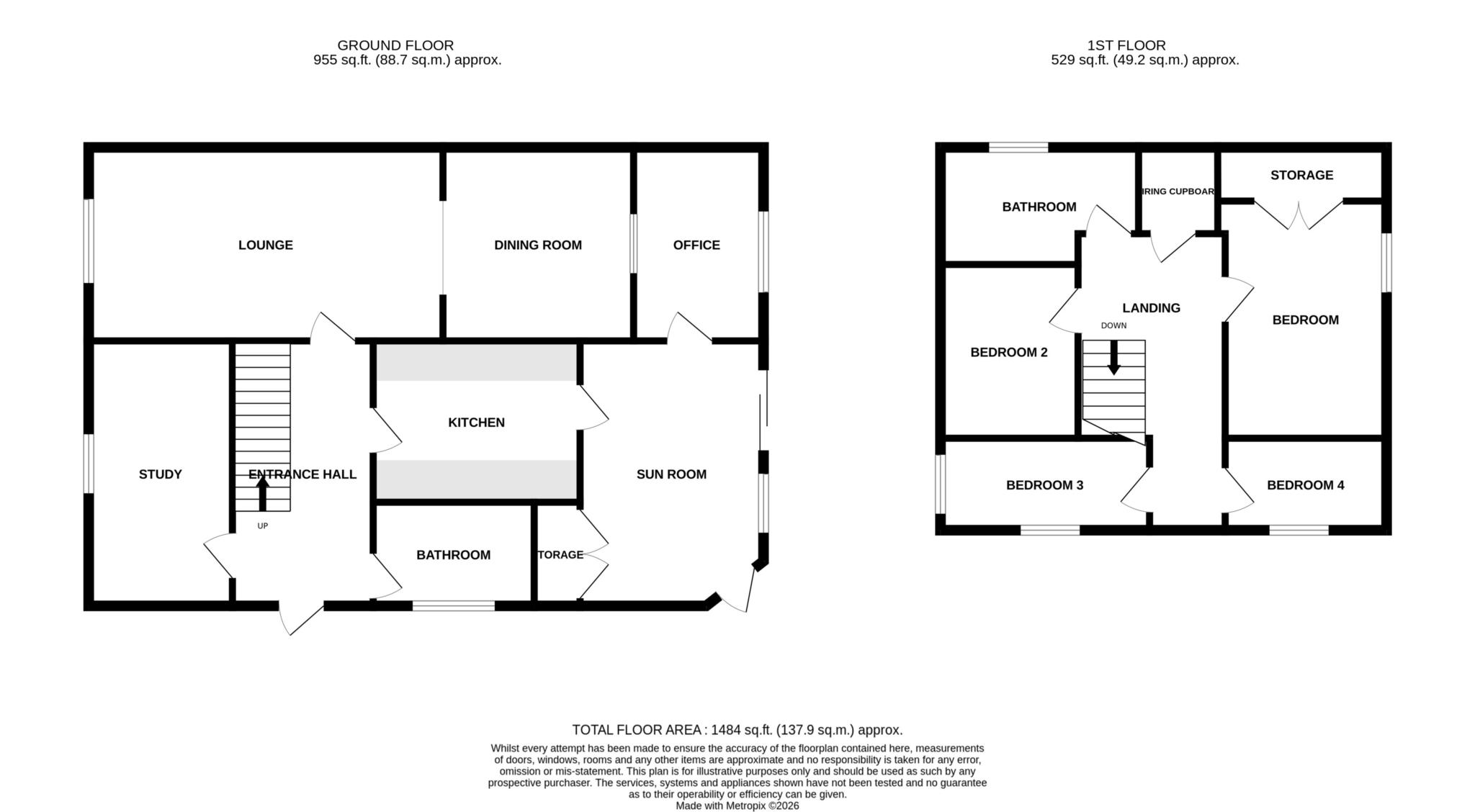 Harker Way, Norwich floorplan