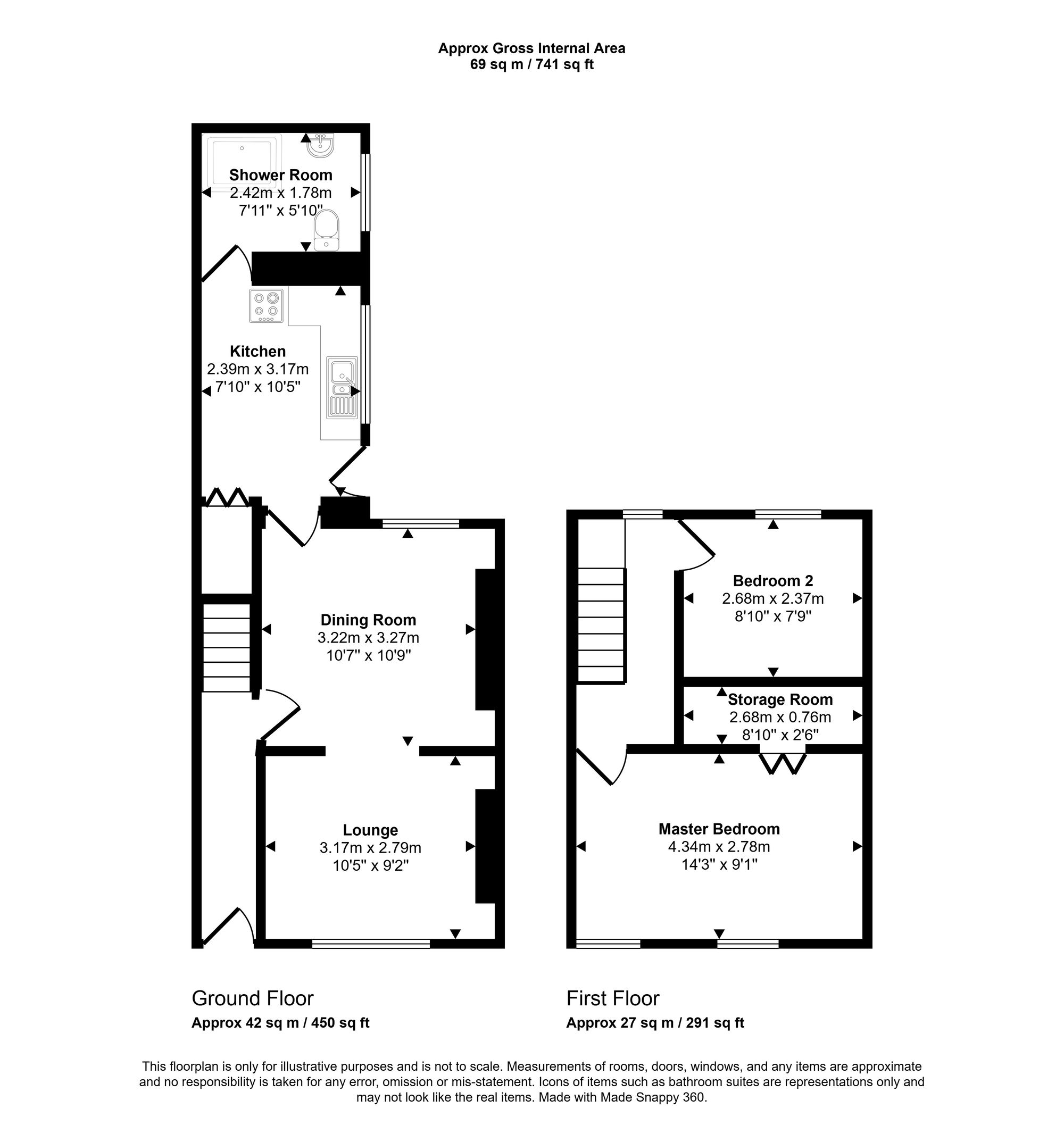 15 Thornton Crescent, Bridgend floorplan