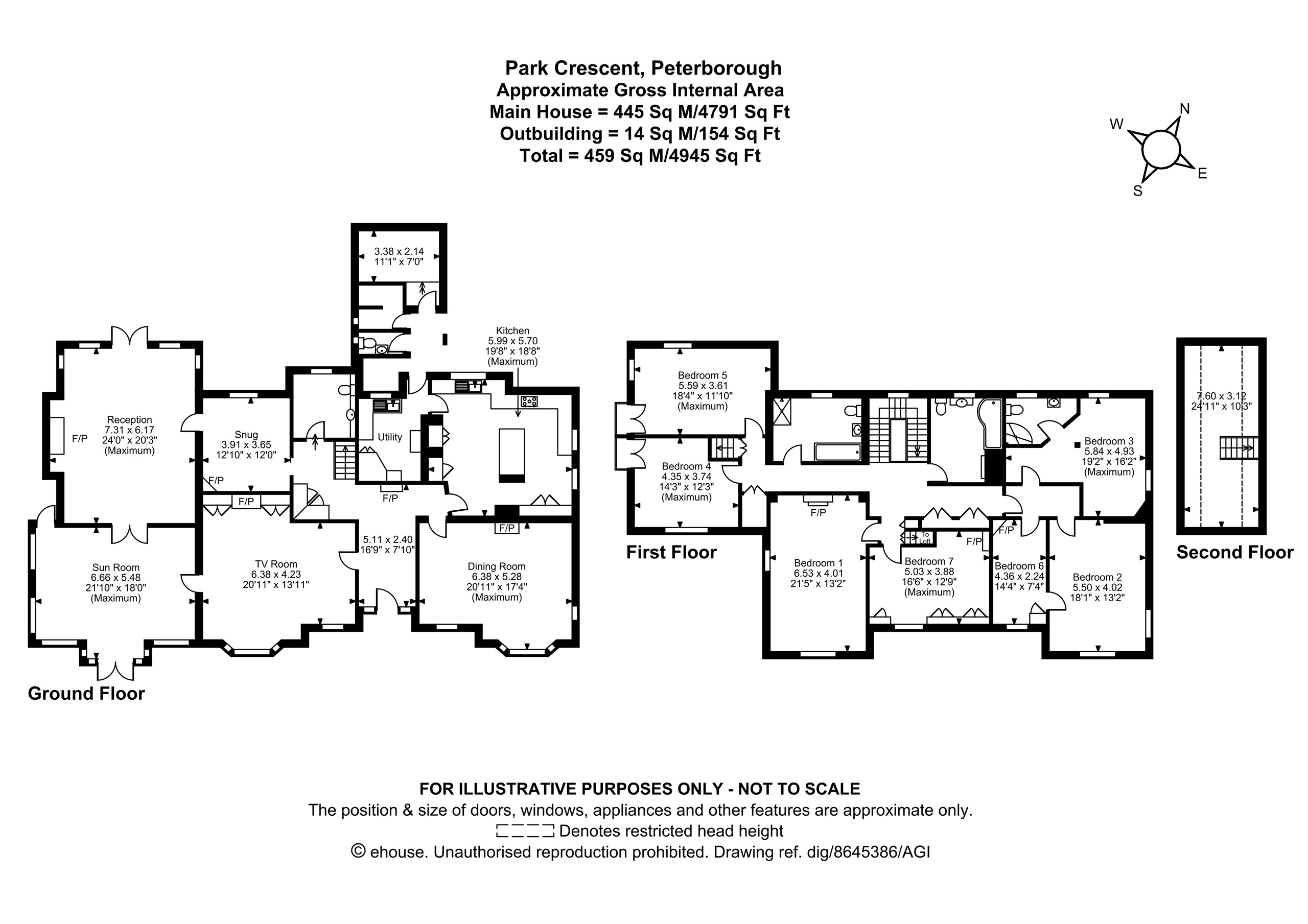 .11, Park Crescent, Peterborough floorplan