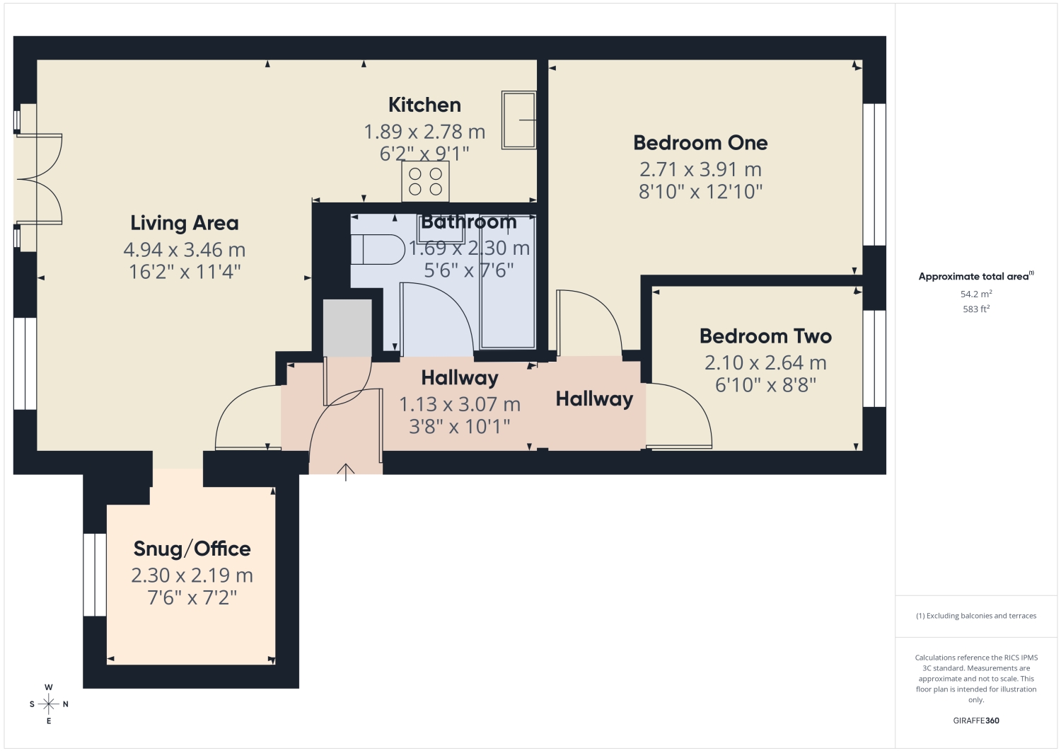Flat 4, Valley House, 96 Woodhouse Road, Sheffield floorplan
