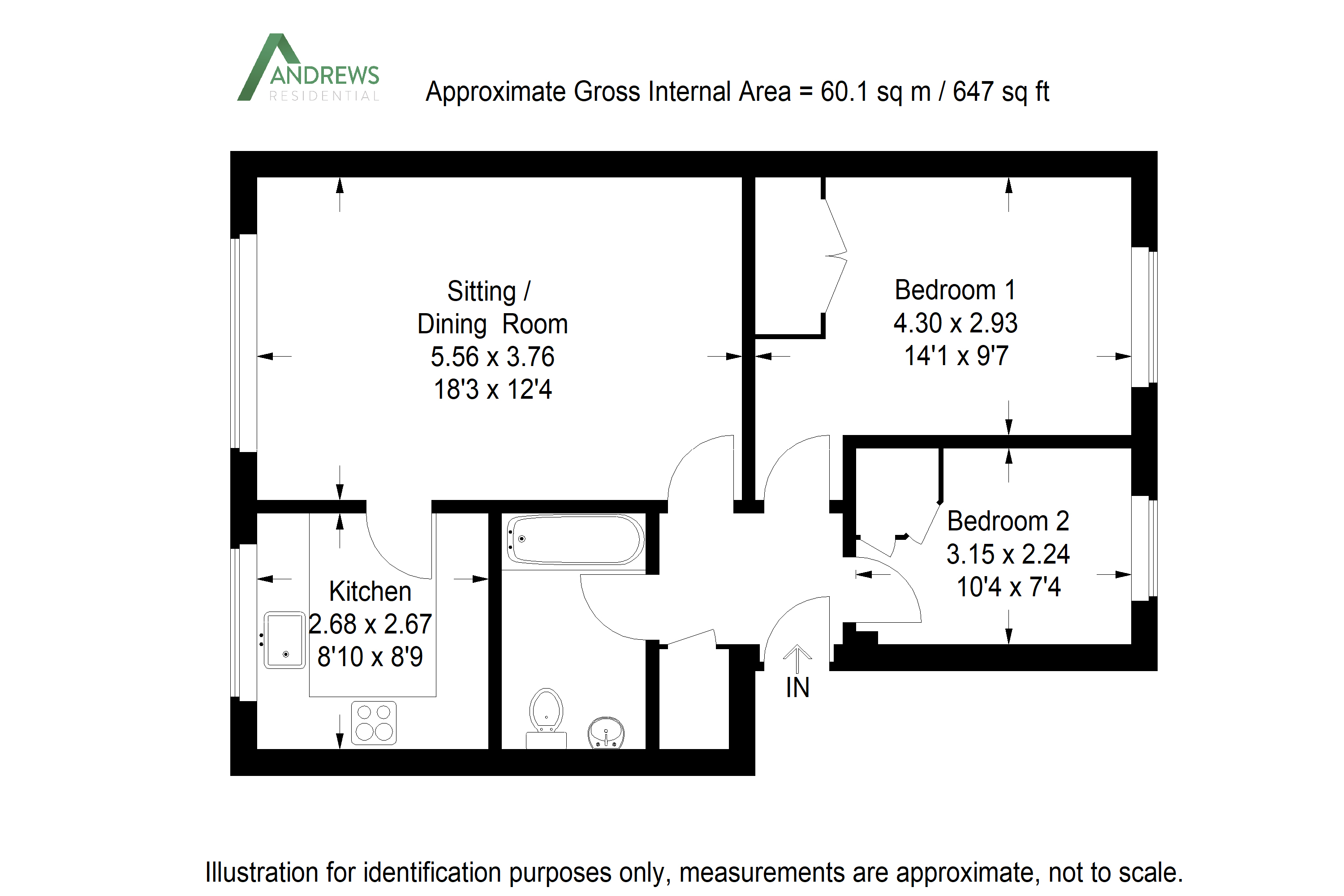 34, Fairfield Road, Uxbridge floorplan