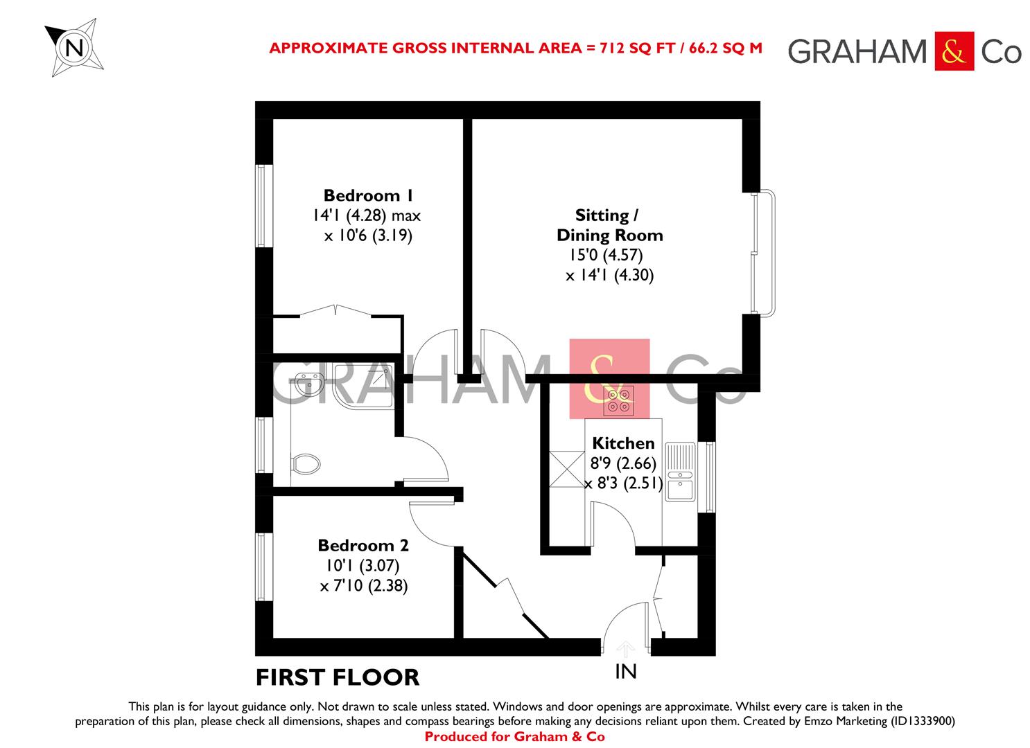 5, Carters Meadow, Andover floorplan