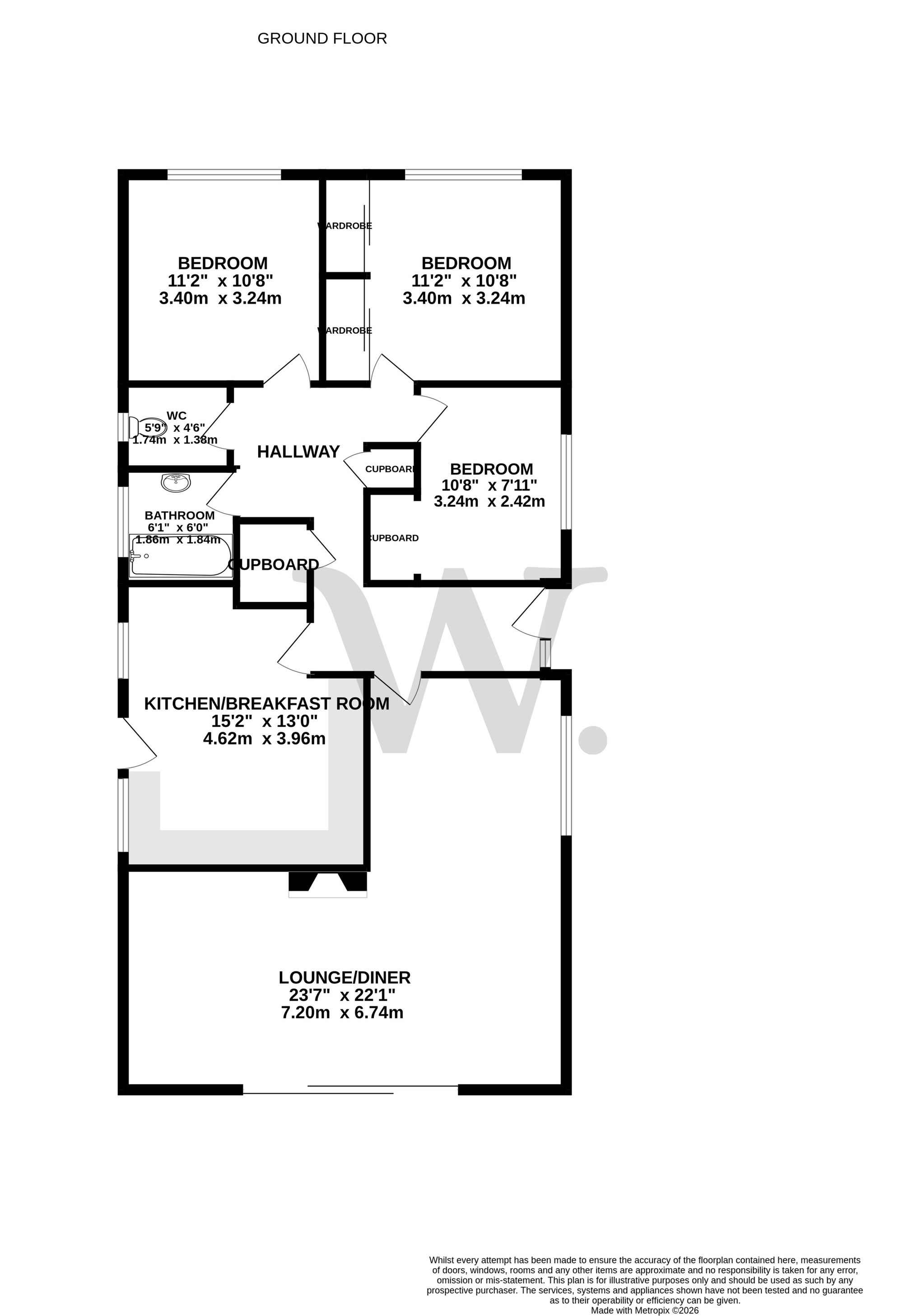 White Lanterns, Hopton Road, Diss floorplan