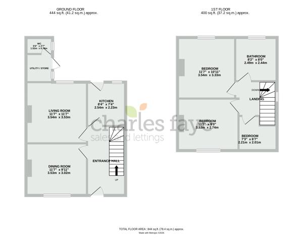 72, Curzon Street, Calne floorplan