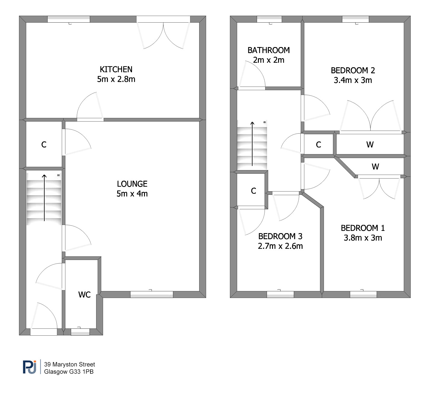 39 Maryston Street, Glasgow floorplan