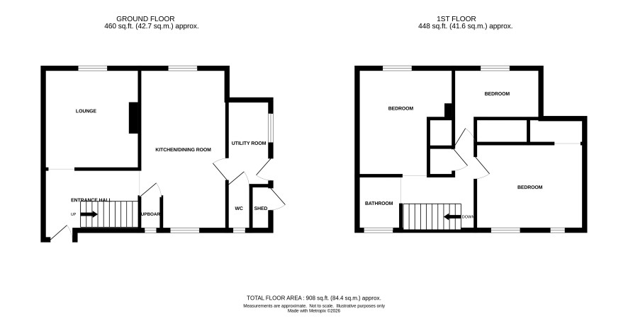 12 Churchfield Road, Outwell, Wisbech floorplan