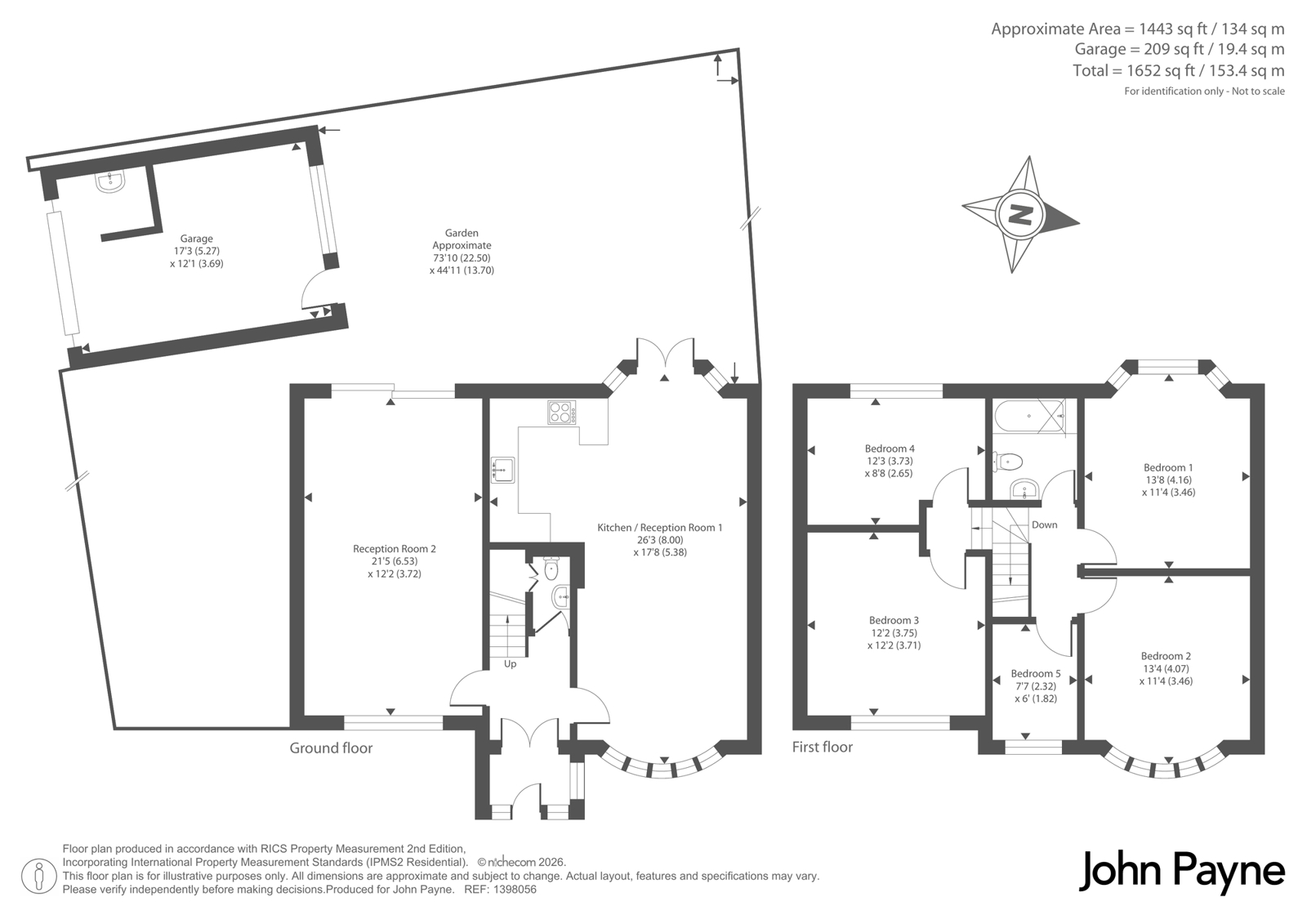 150, Moordown, Shooters Hill floorplan