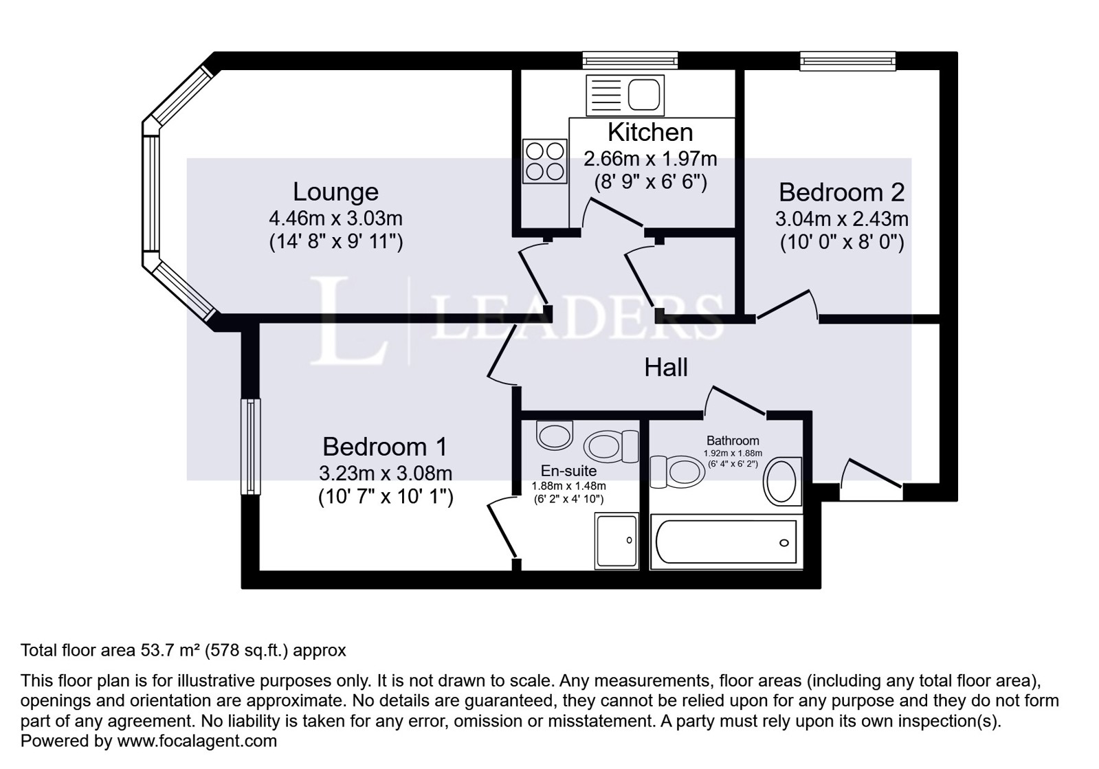 Ophir Road, Bournemouth floorplan
