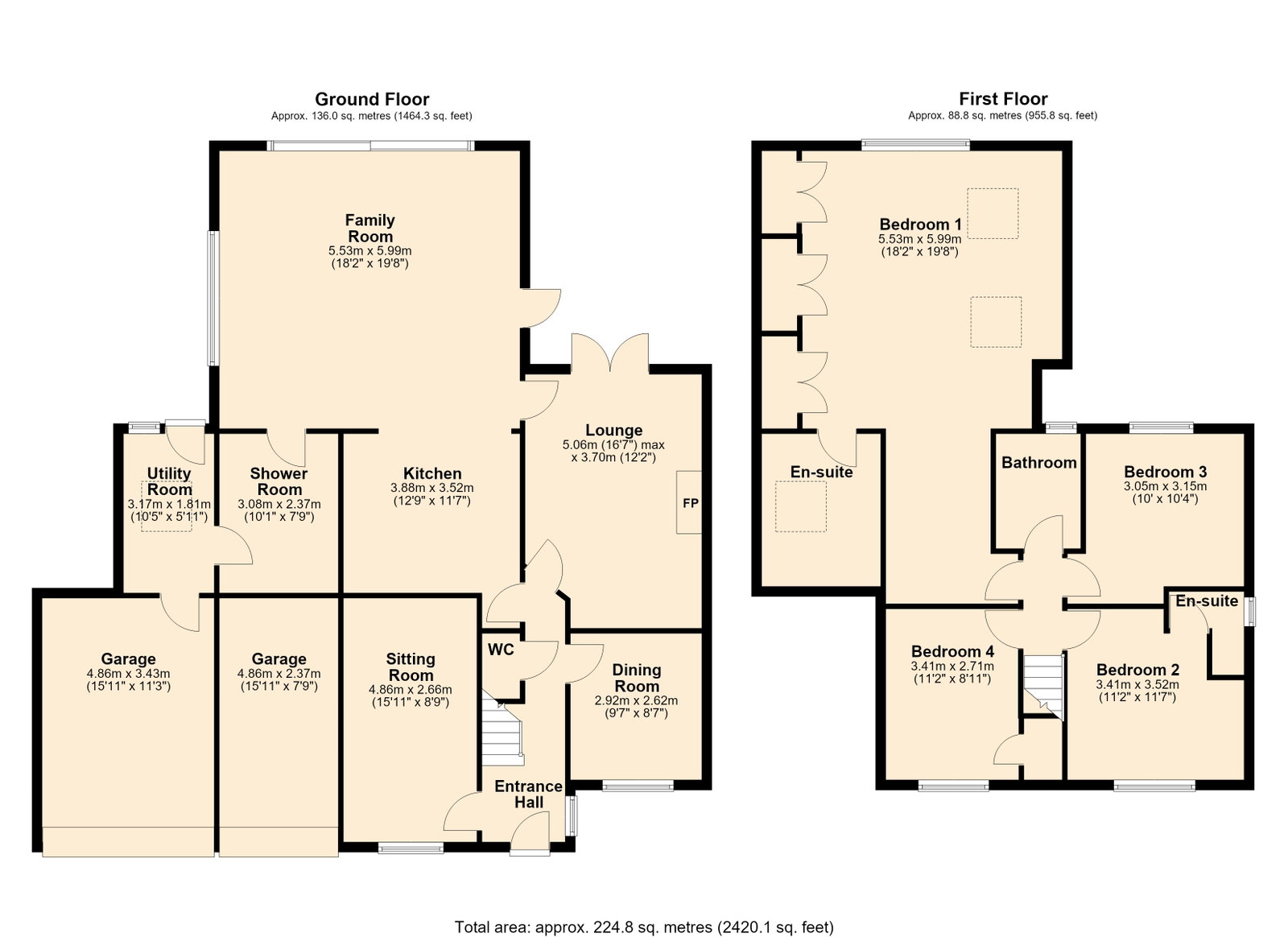 1 Fox Run, Bristol Road, Gloucester floorplan