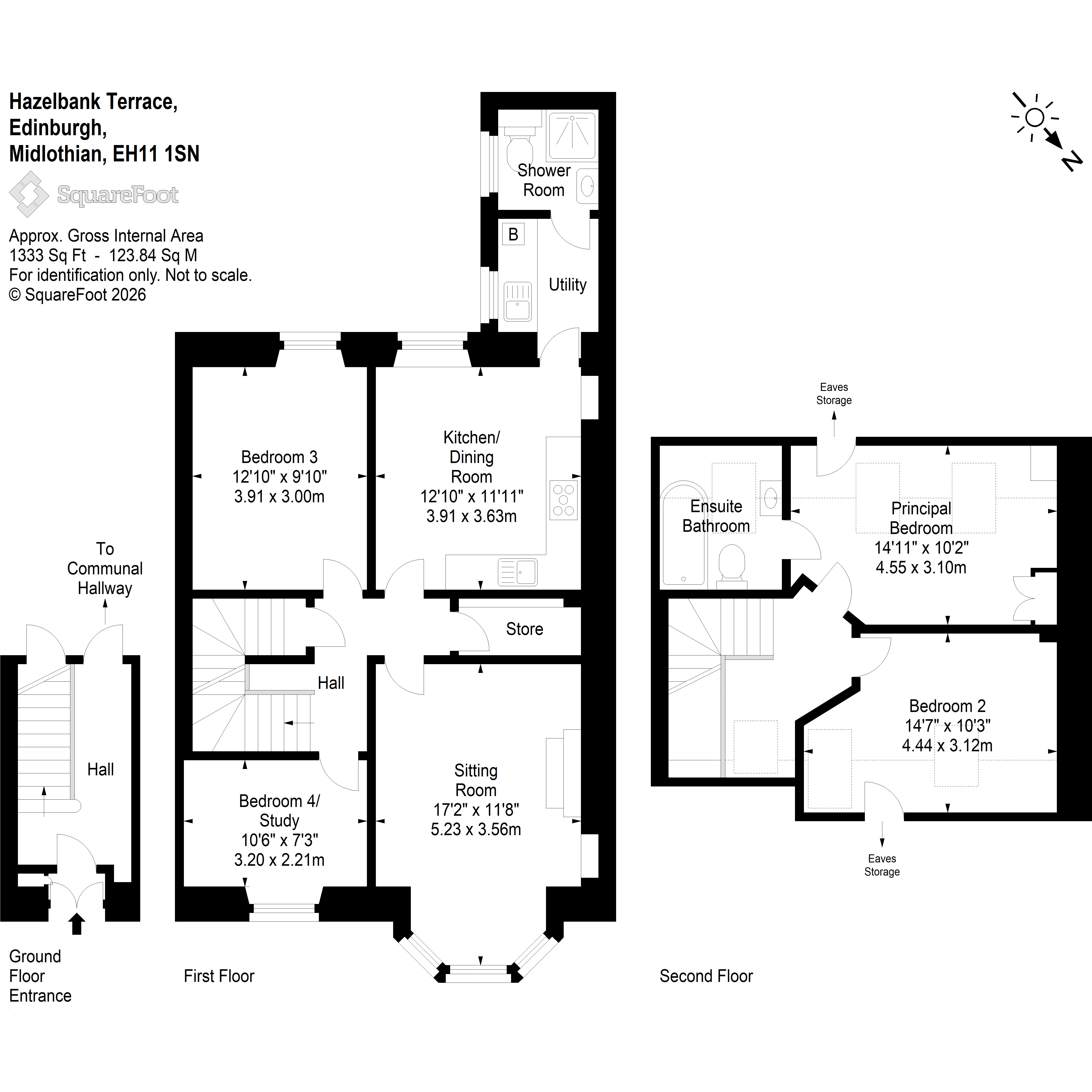 38, Hazelbank Terrace, Edinburgh floorplan