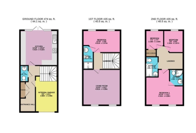3, The Rowick, Wakefield floorplan