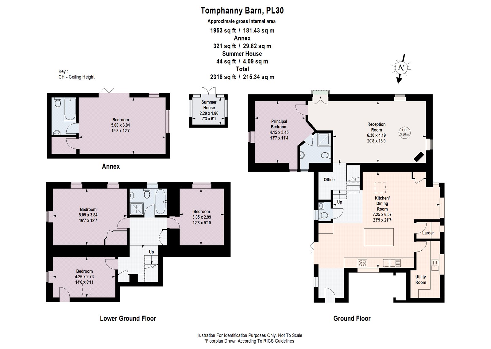 Tomphanny Barn,, Tregellist, Bodmin floorplan