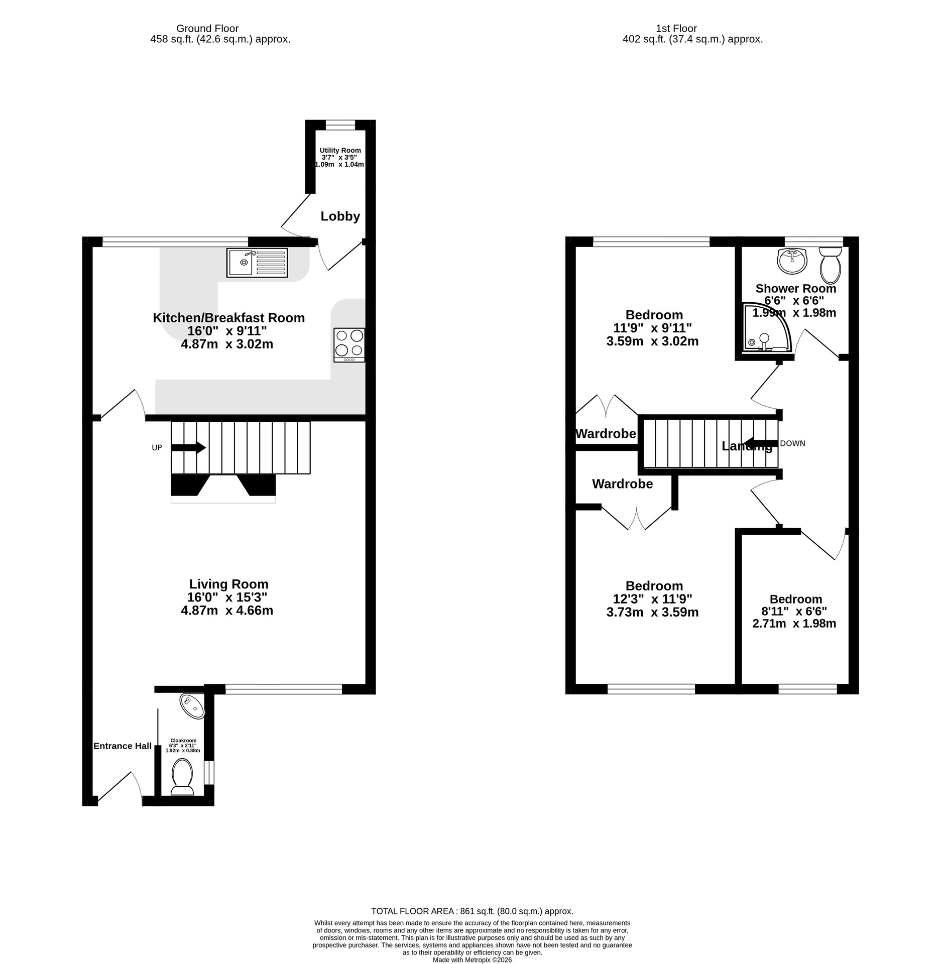 27 Stonehill Drive, Leicester floorplan