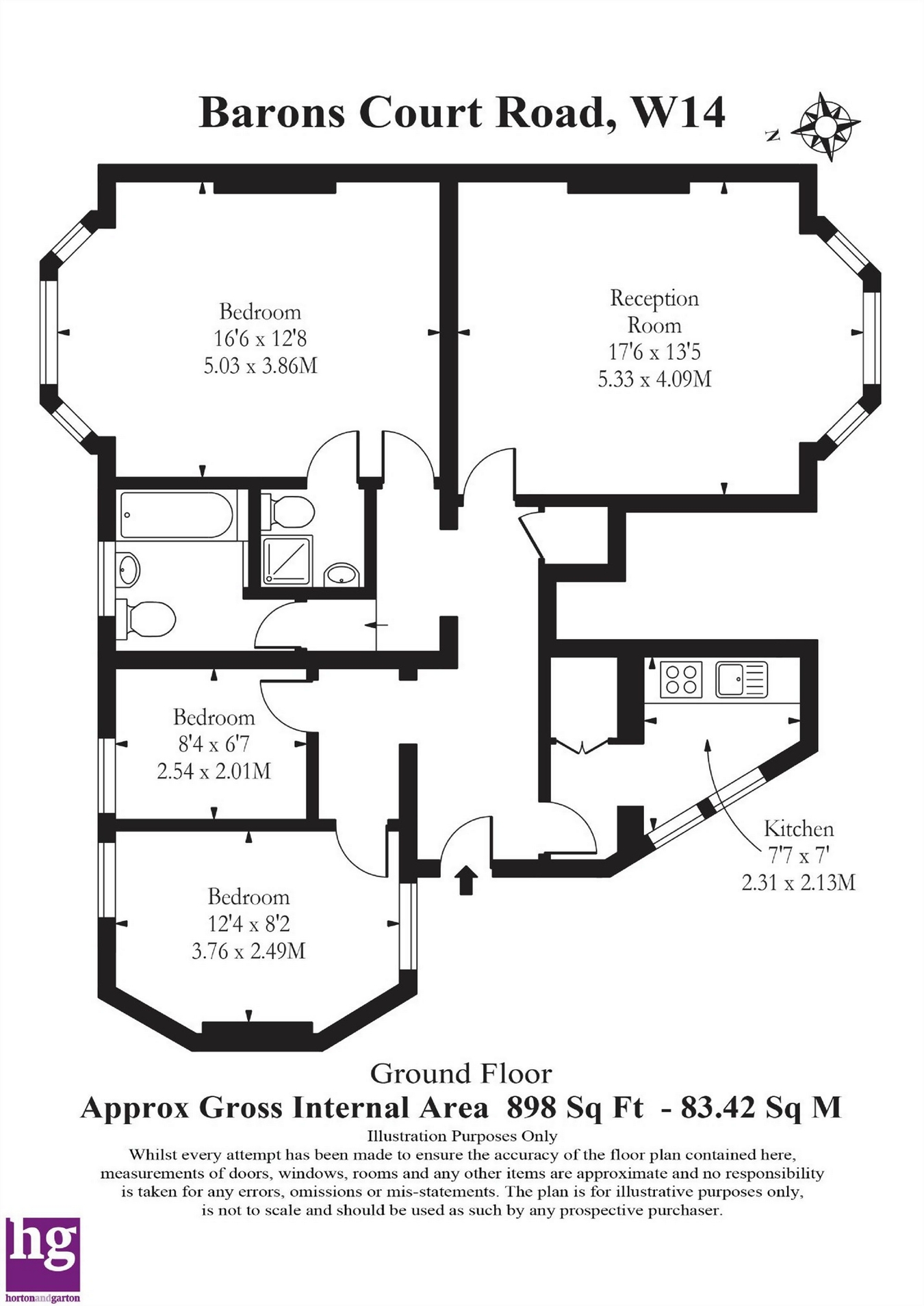 3 bed flat for sale in Barons Court Road, Barons Court, London W14