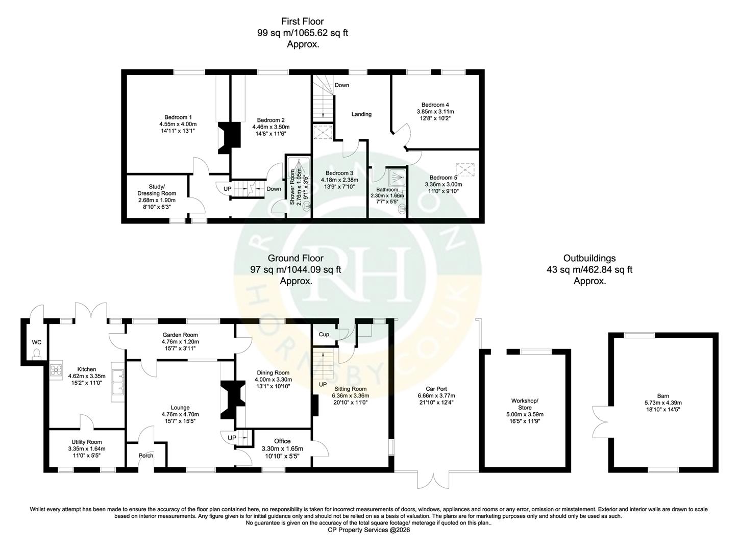 Manor House, Top Lane, Doncaster floorplan