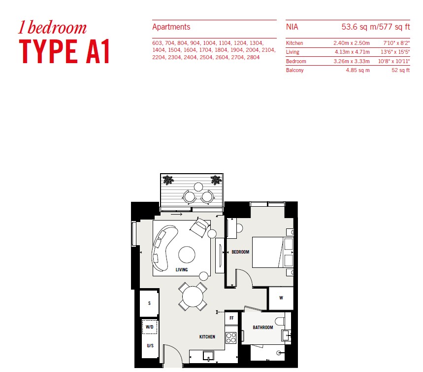 804 - NP, 804, The Founding, London floorplan