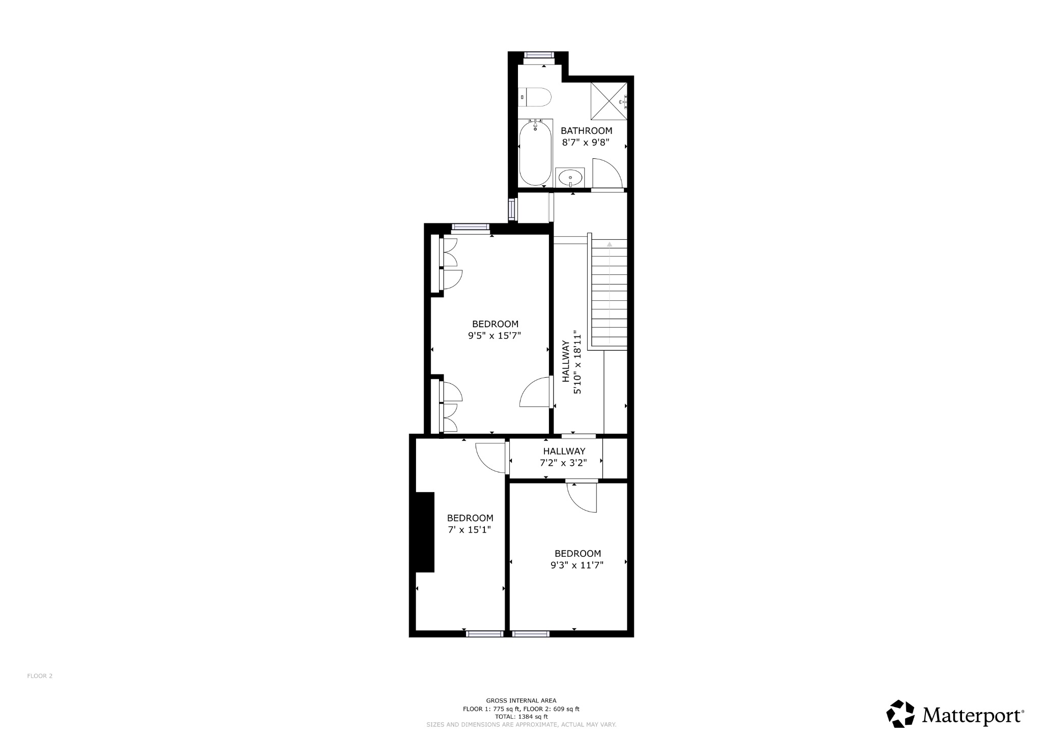 Rosebery Avenue, South Shields, Tyne And Wear, NE33 3EU floorplan
