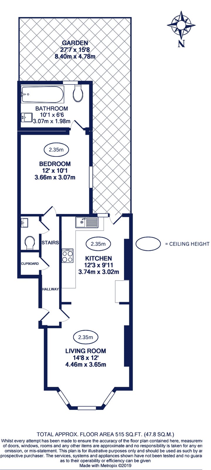Dynham Road, London floorplan