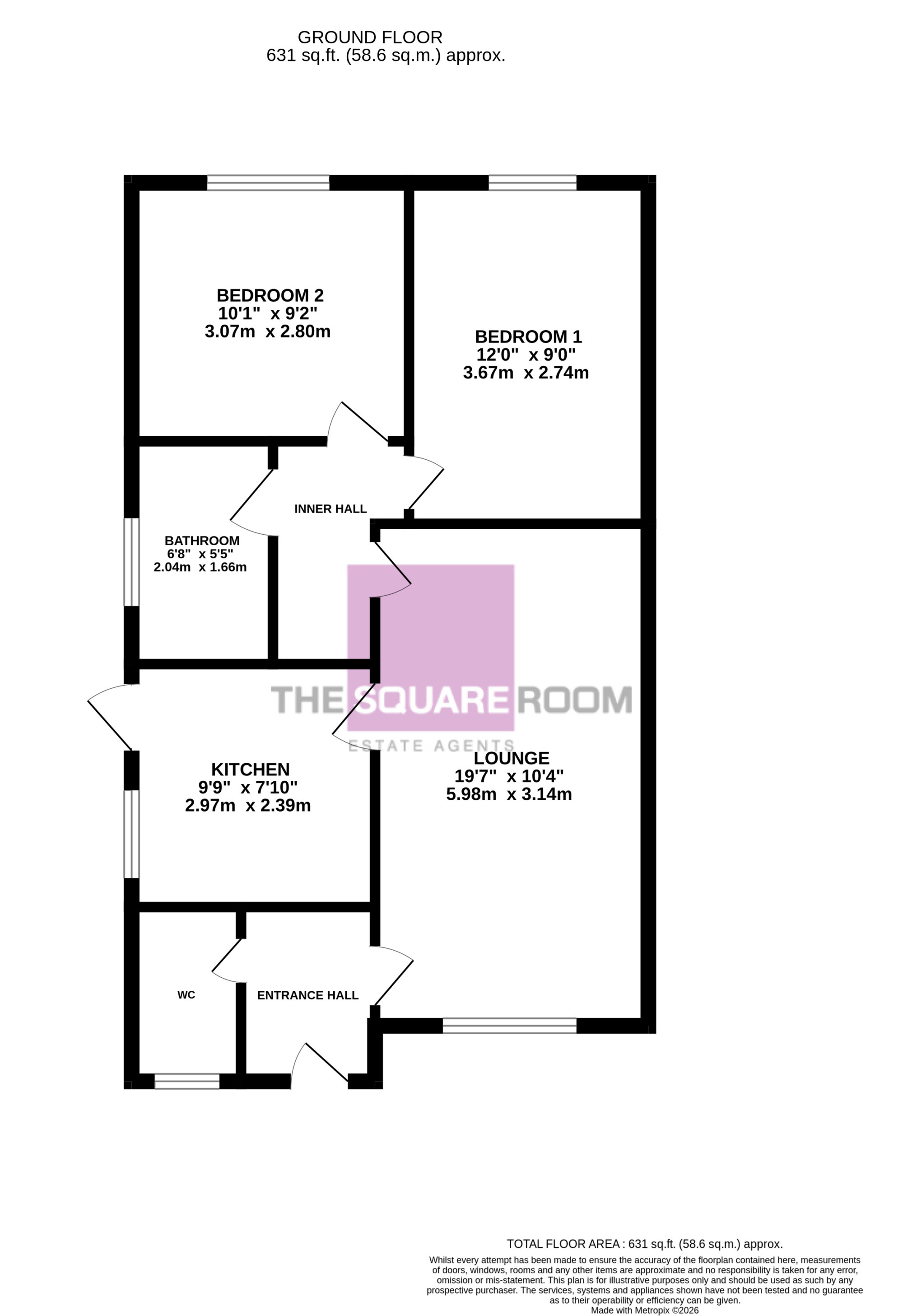 2, Blackfen Place, Blackpool floorplan