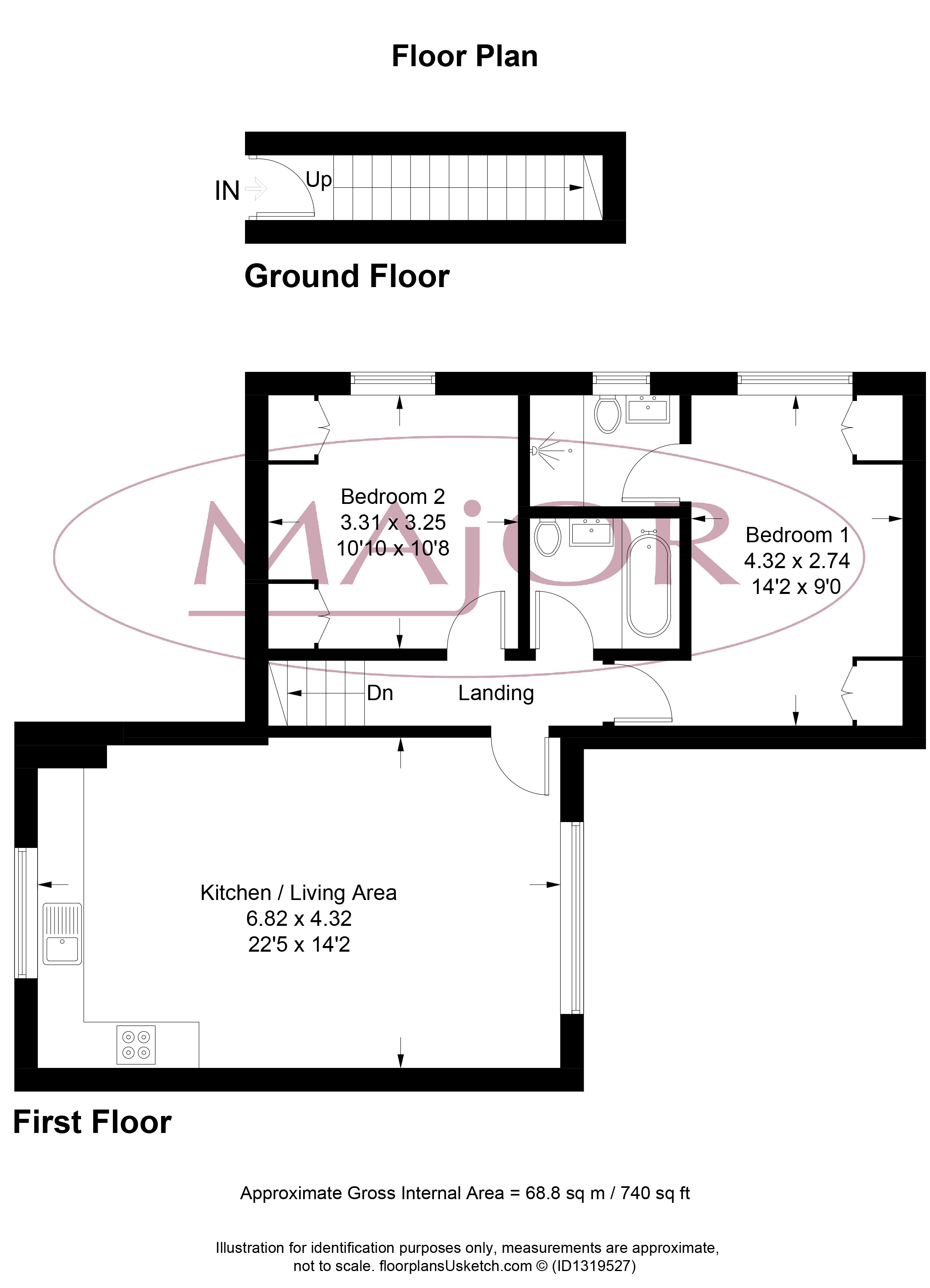21B, Avondale Road, Harrow floorplan