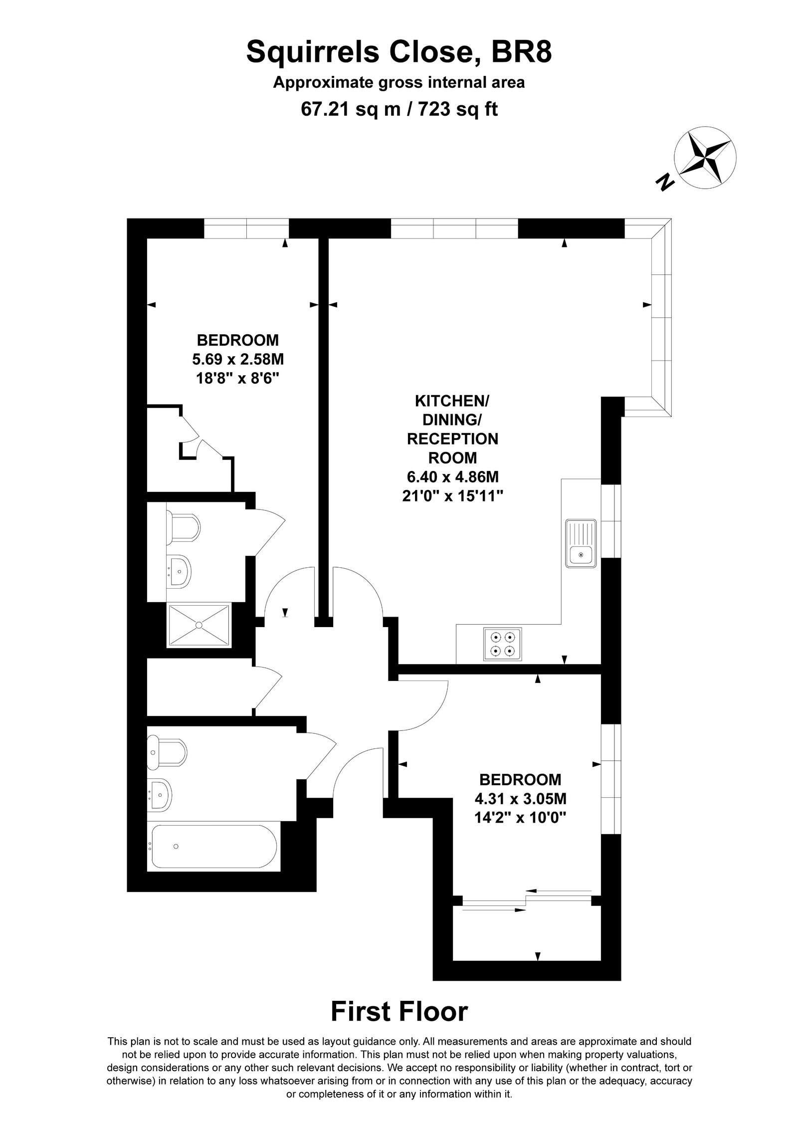 Hazelnut House,8, Squirrels Close, Swanley floorplan