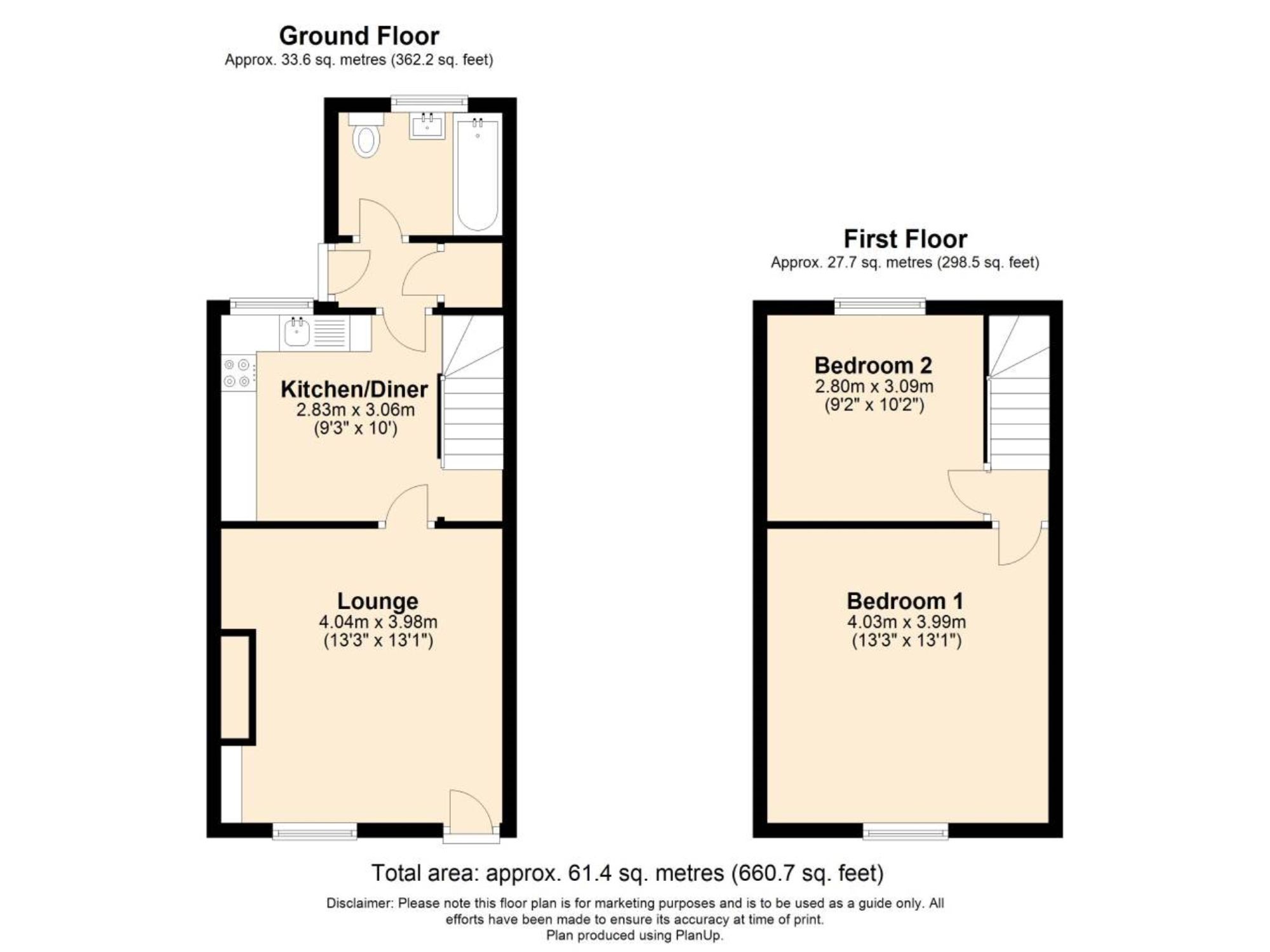 16 Whalley Street, Warrington floorplan