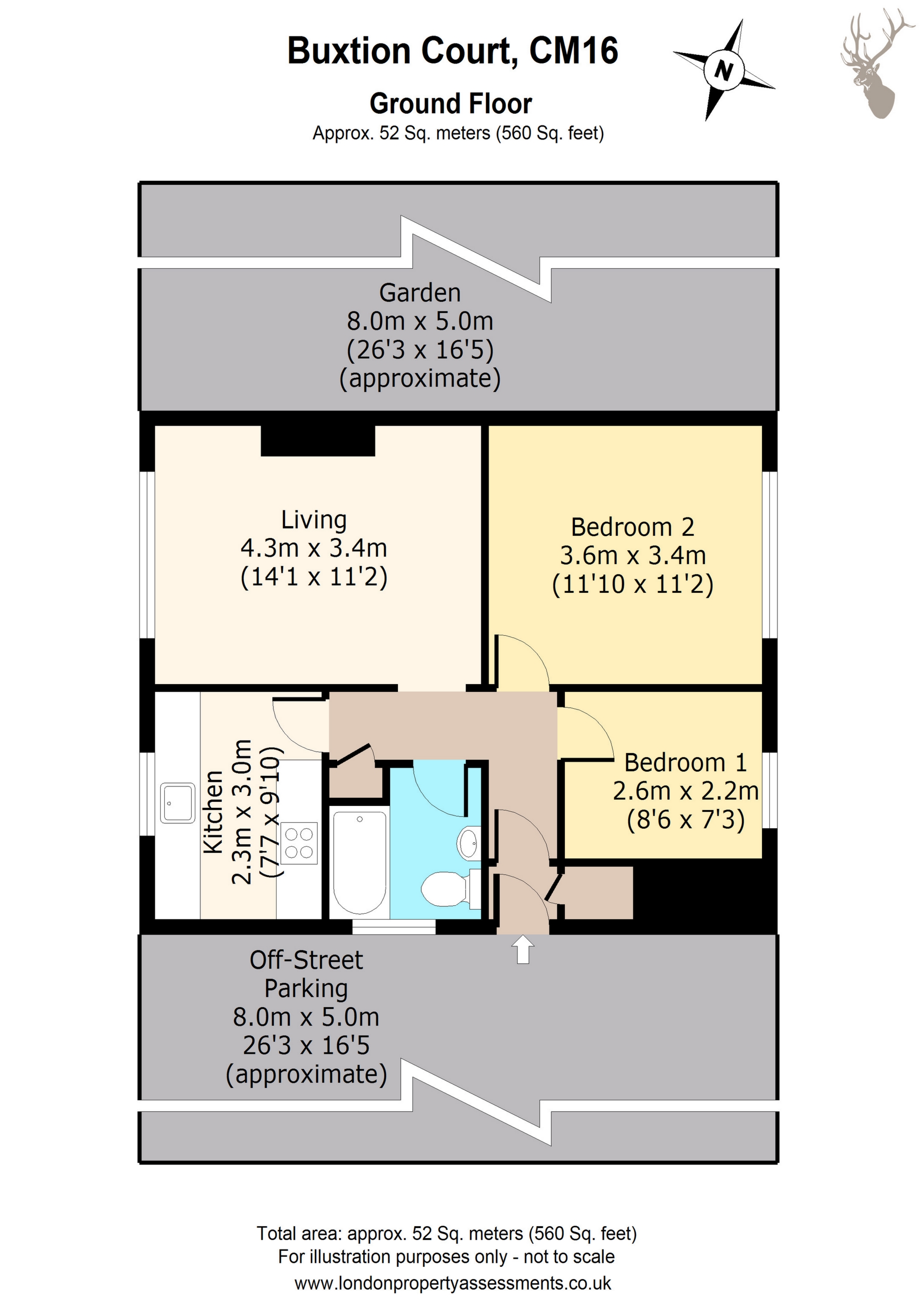 2 Bedrooms Flat for sale in Buxton Road, Theydon Bois CM16