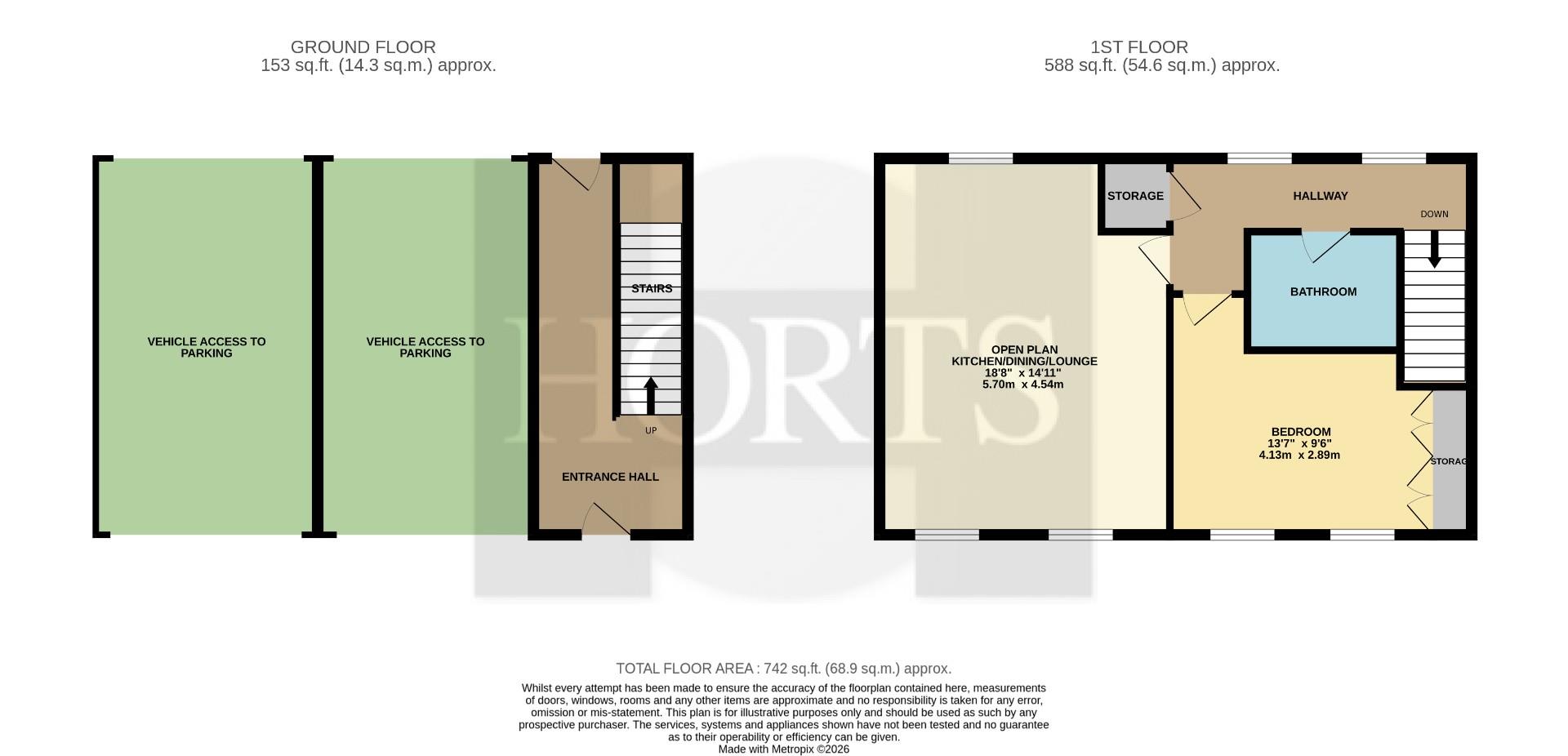 29, Stourhead Drive, Towcester floorplan