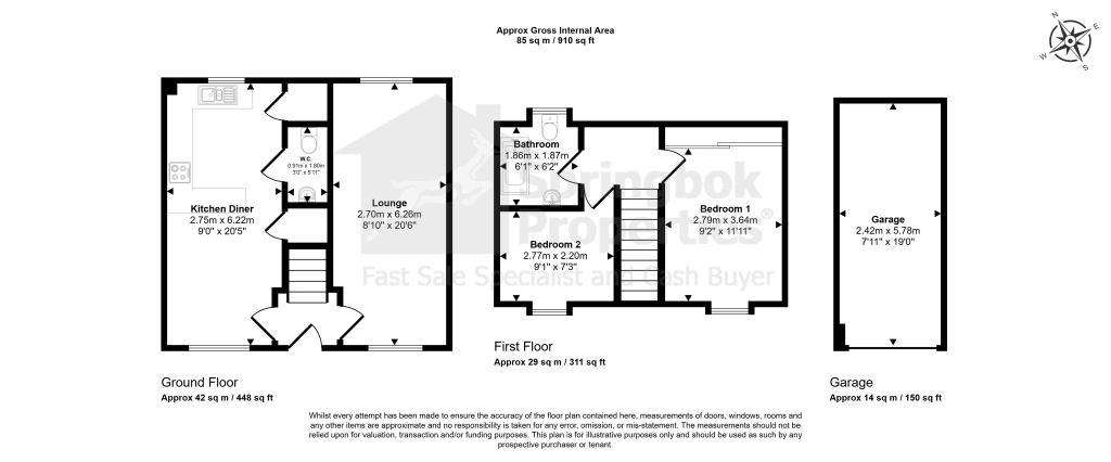 13, Thompson Road, Grimsby floorplan