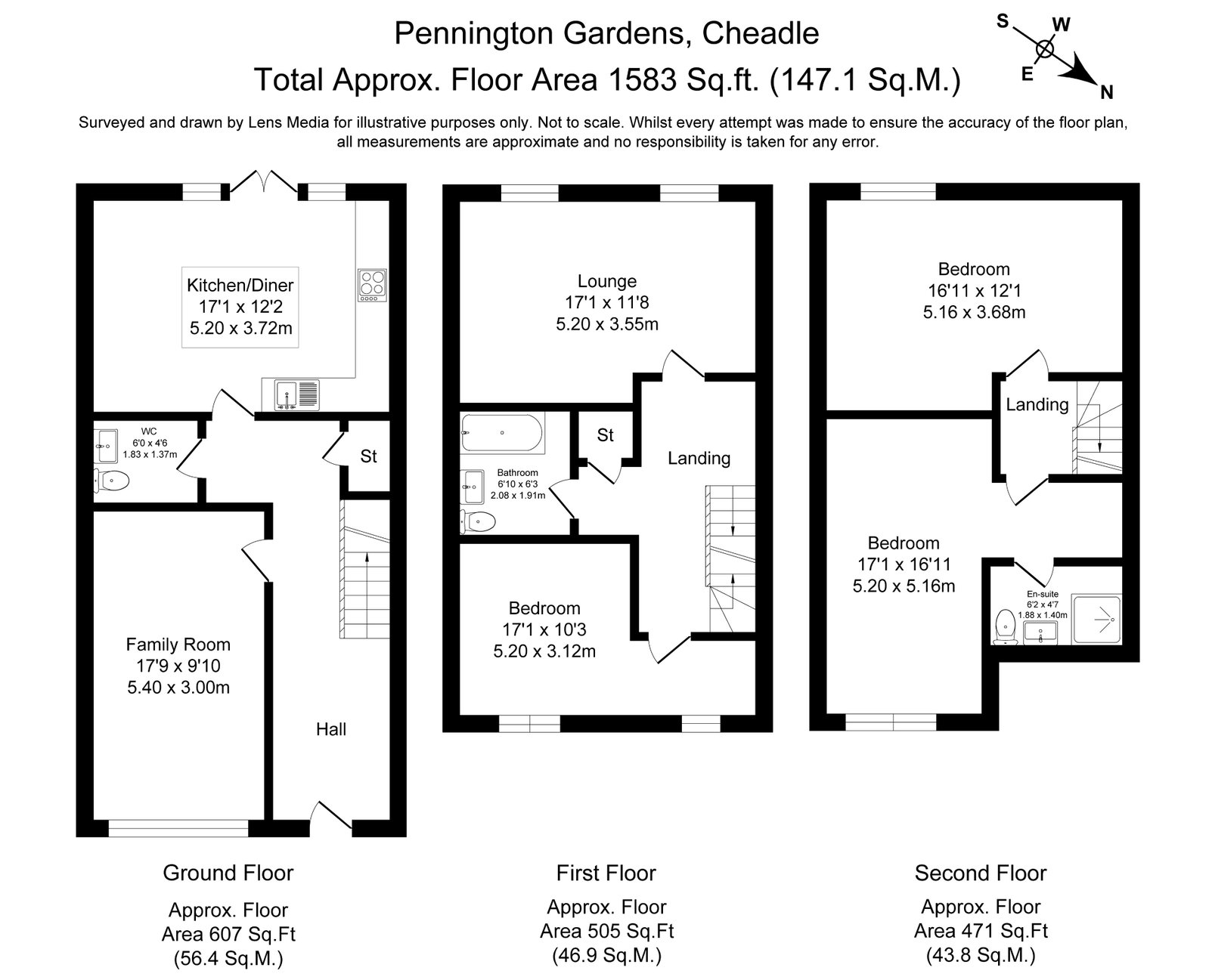 35, Pennington Gardens, Cheadle floorplan