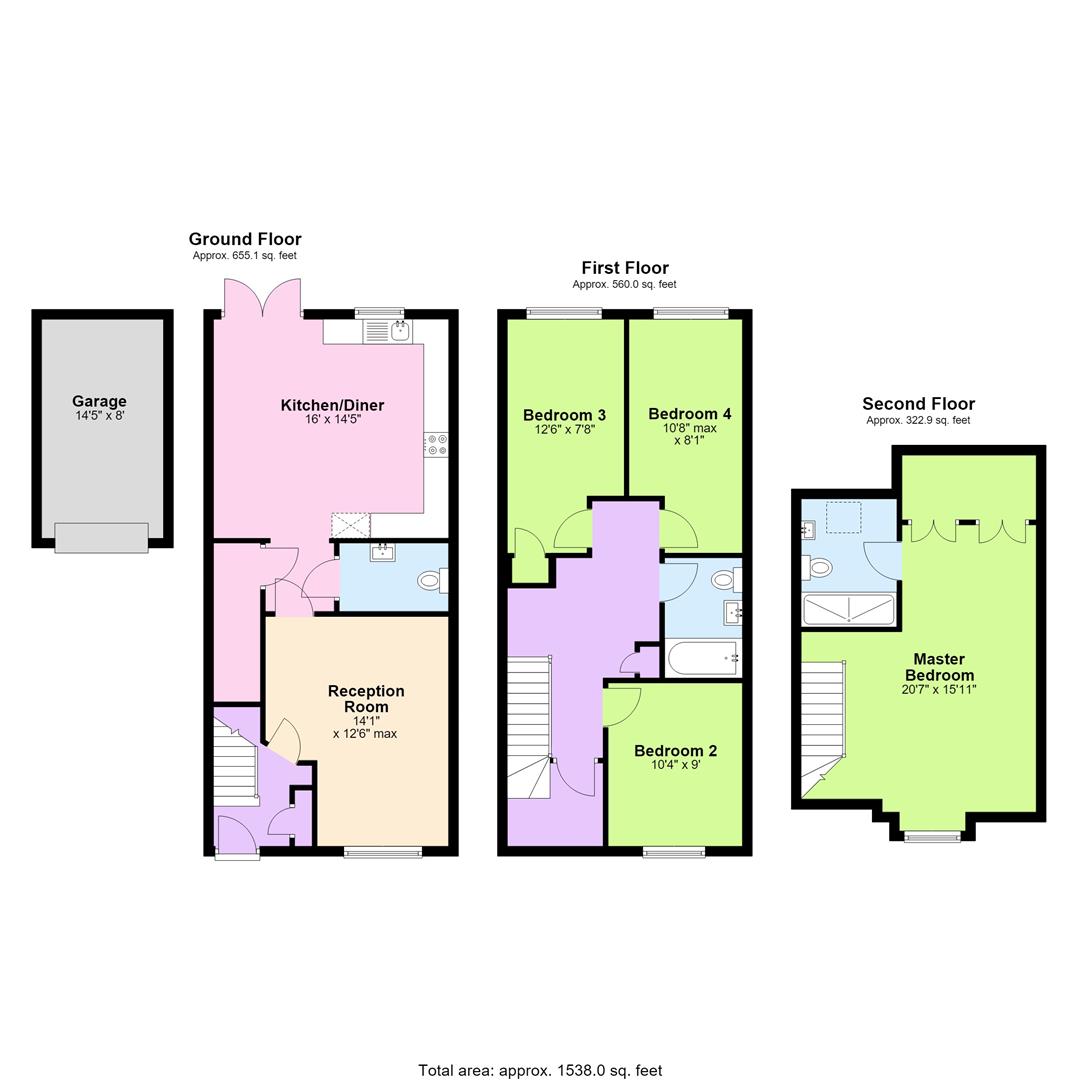 6, Albatros Lane, Aylesbury floorplan