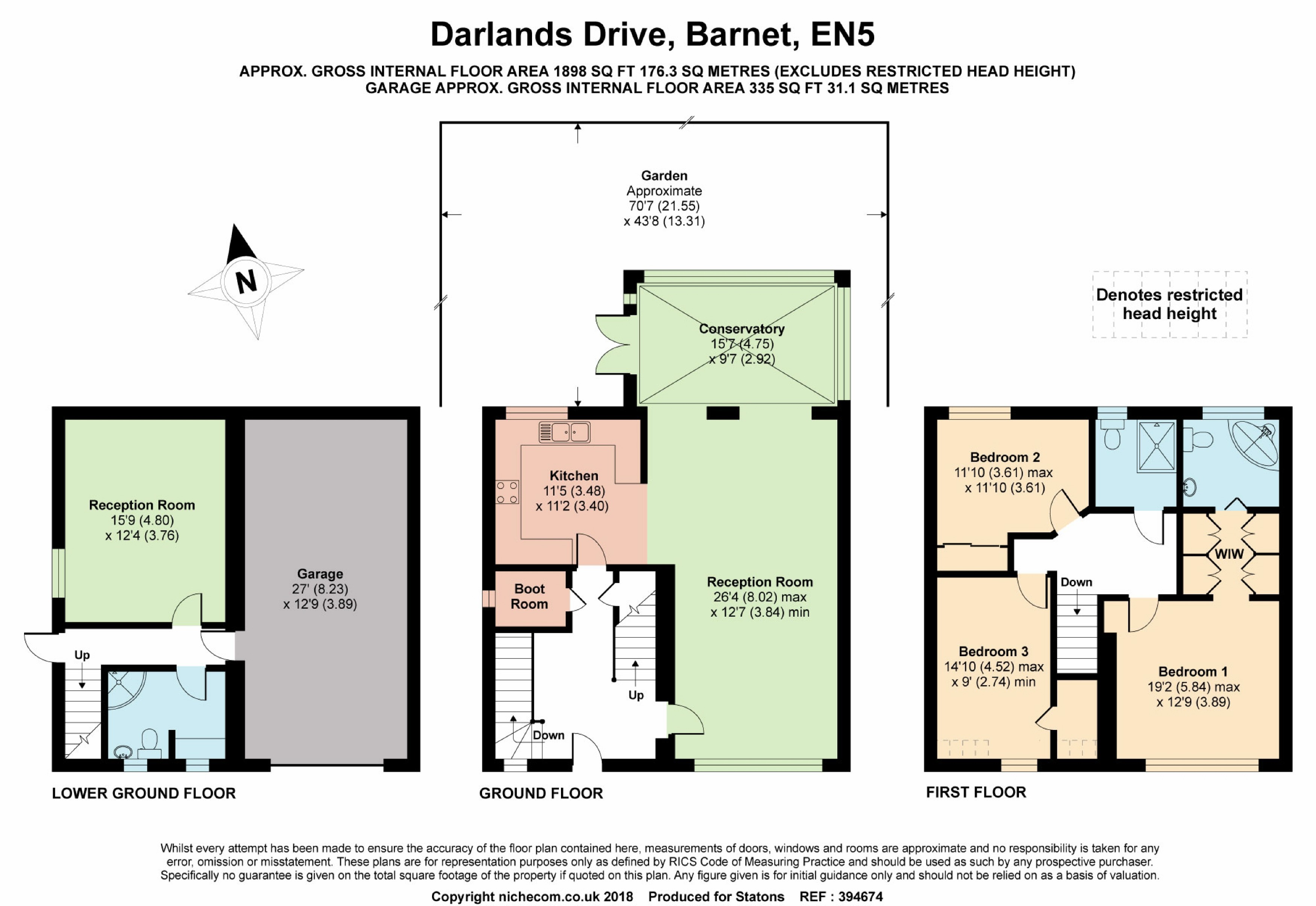 4 Bedrooms Detached house for sale in Darlands Drive, Barnet, Hertfordshire EN5