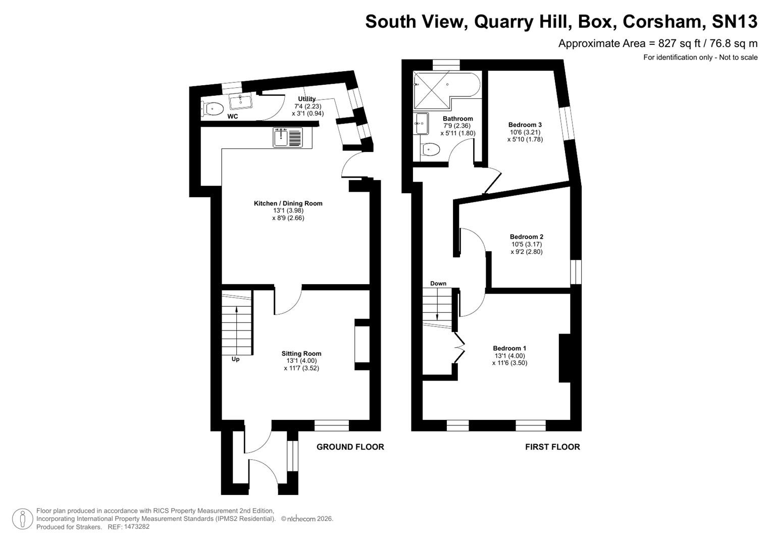 2 South View, Quarry Hill, Corsham floorplan