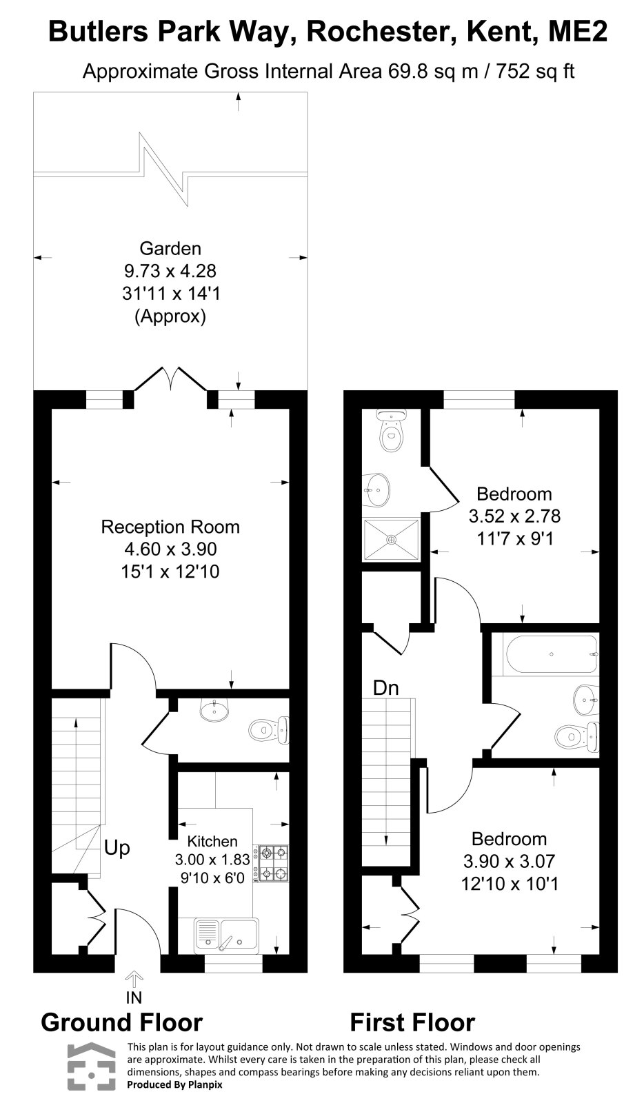 32, Butlers Park Way, Kent floorplan