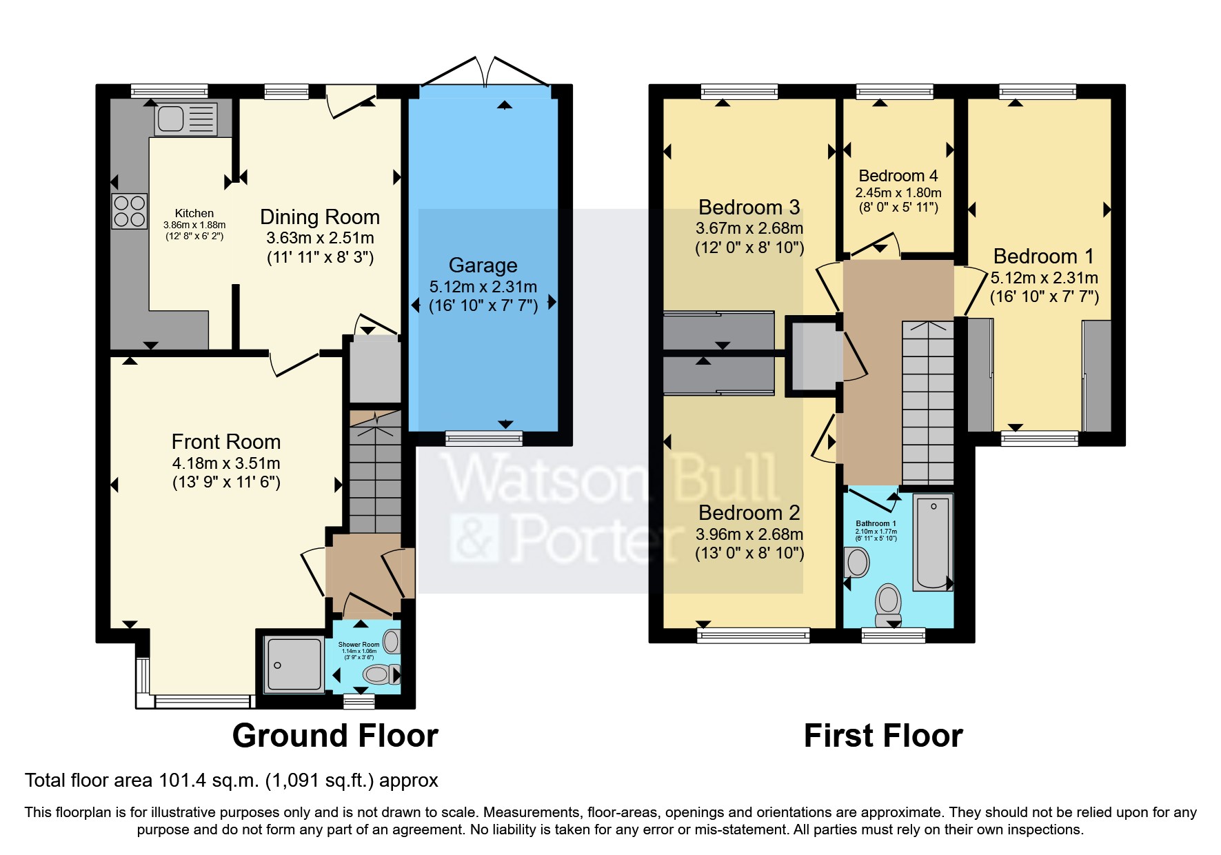 Gunville Road, Newport, Isle Of Wight PO30, 4 bedroom terraced house