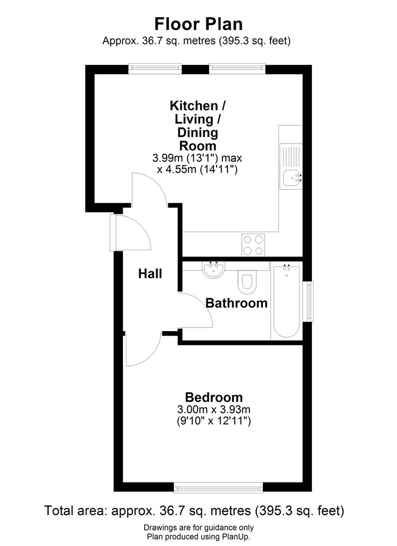 Flat 4, Swanborough House, 12 Brookfields, Cambridge floorplan