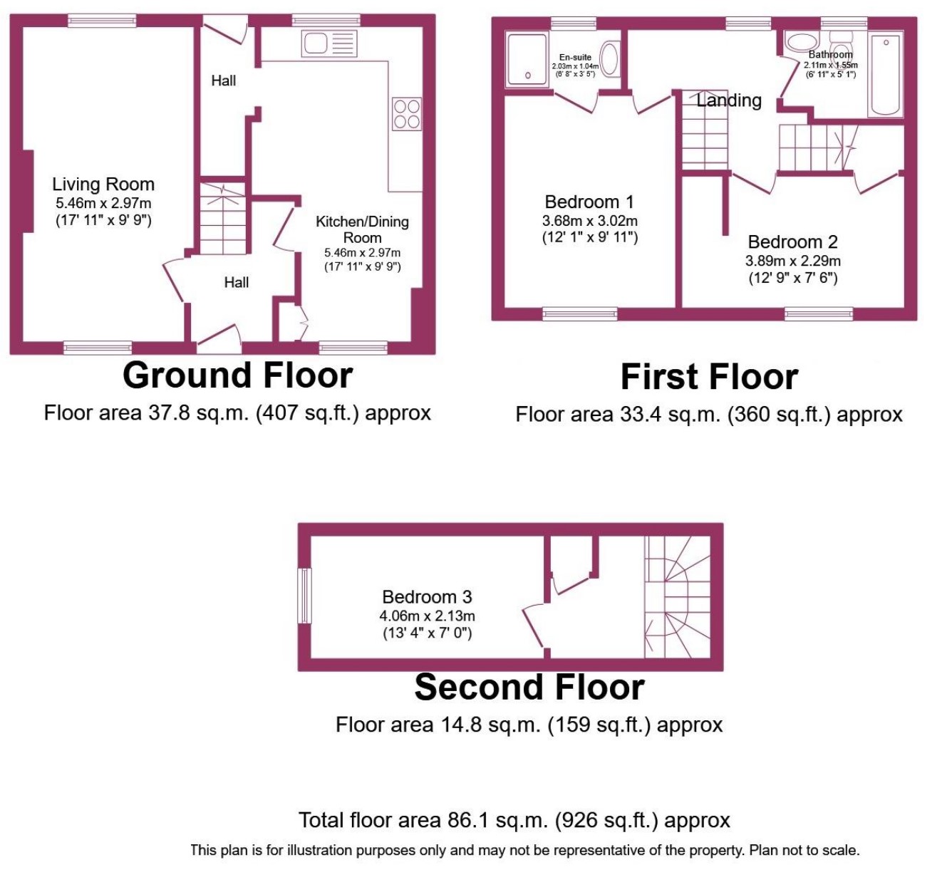 2A, Brookfield Avenue, Altrincham floorplan