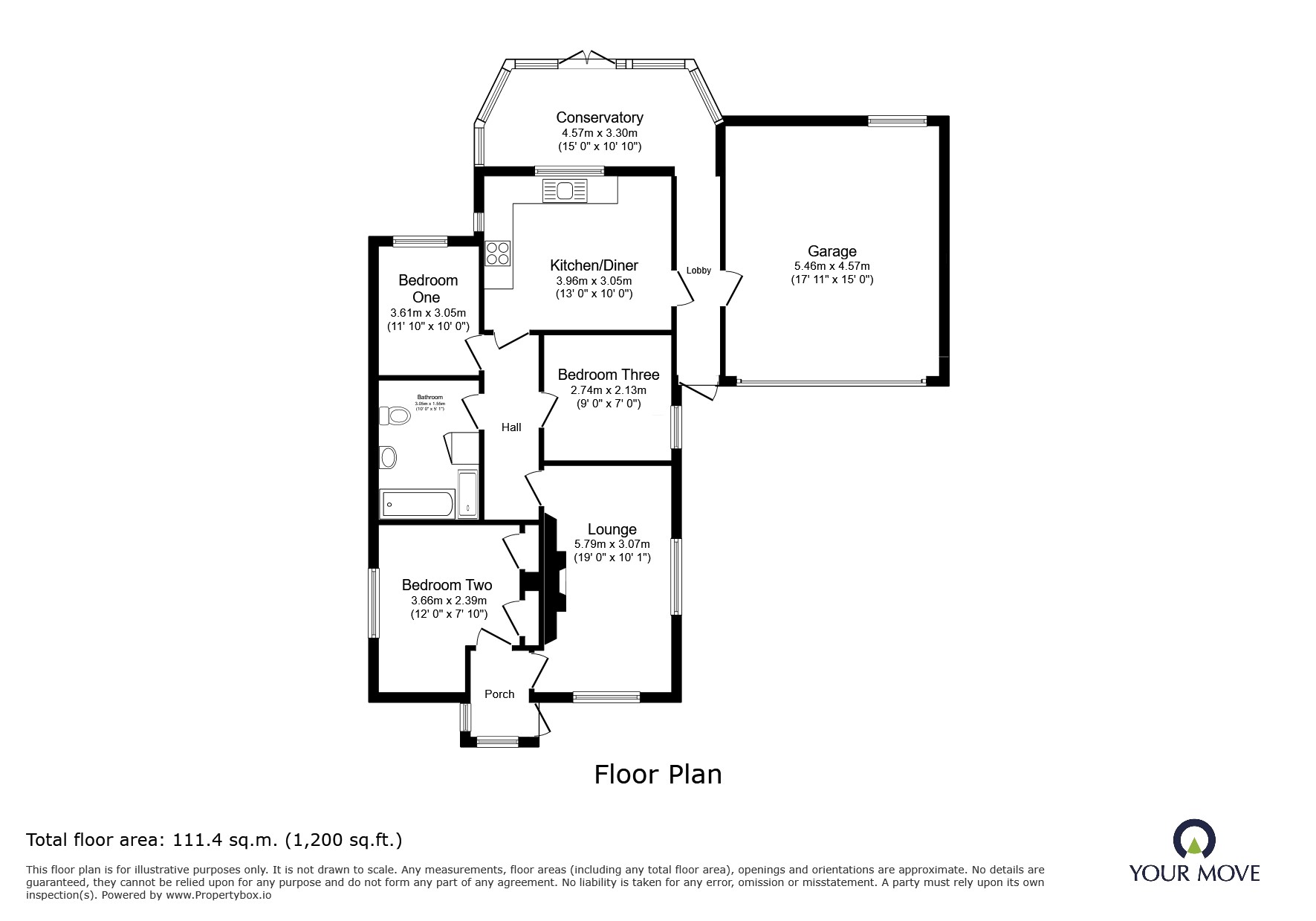 17, Holyoake Drive, Coalville floorplan