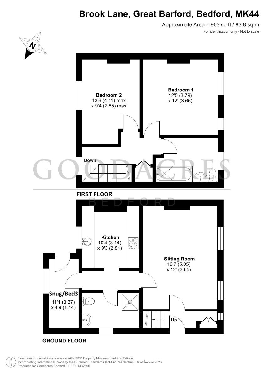17 Brook Lane, Bedford floorplan