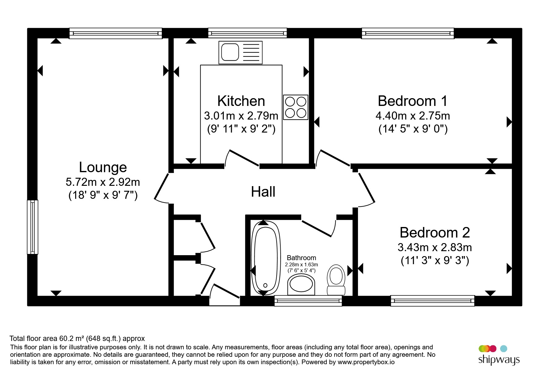 108, Bromford Road, Birmingham floorplan
