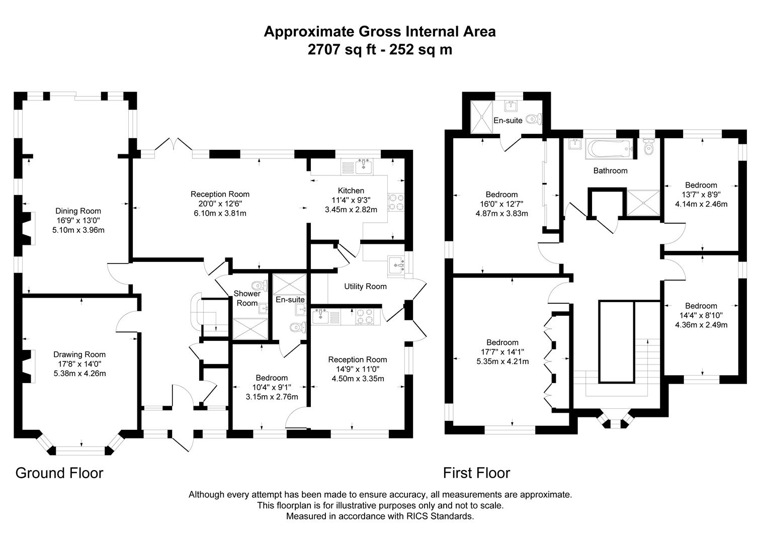 23, Nonsuch Court Avenue, Epsom floorplan