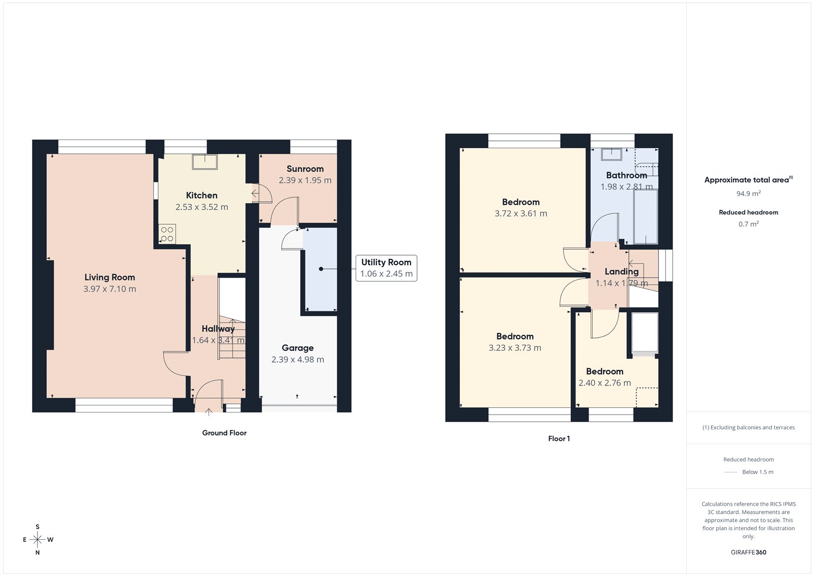 73, Hengrove Lane, Bristol floorplan