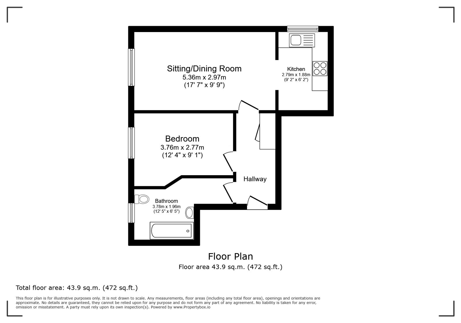 Flat 23, Solent Court,, Esplanade, Isle of Wight floorplan