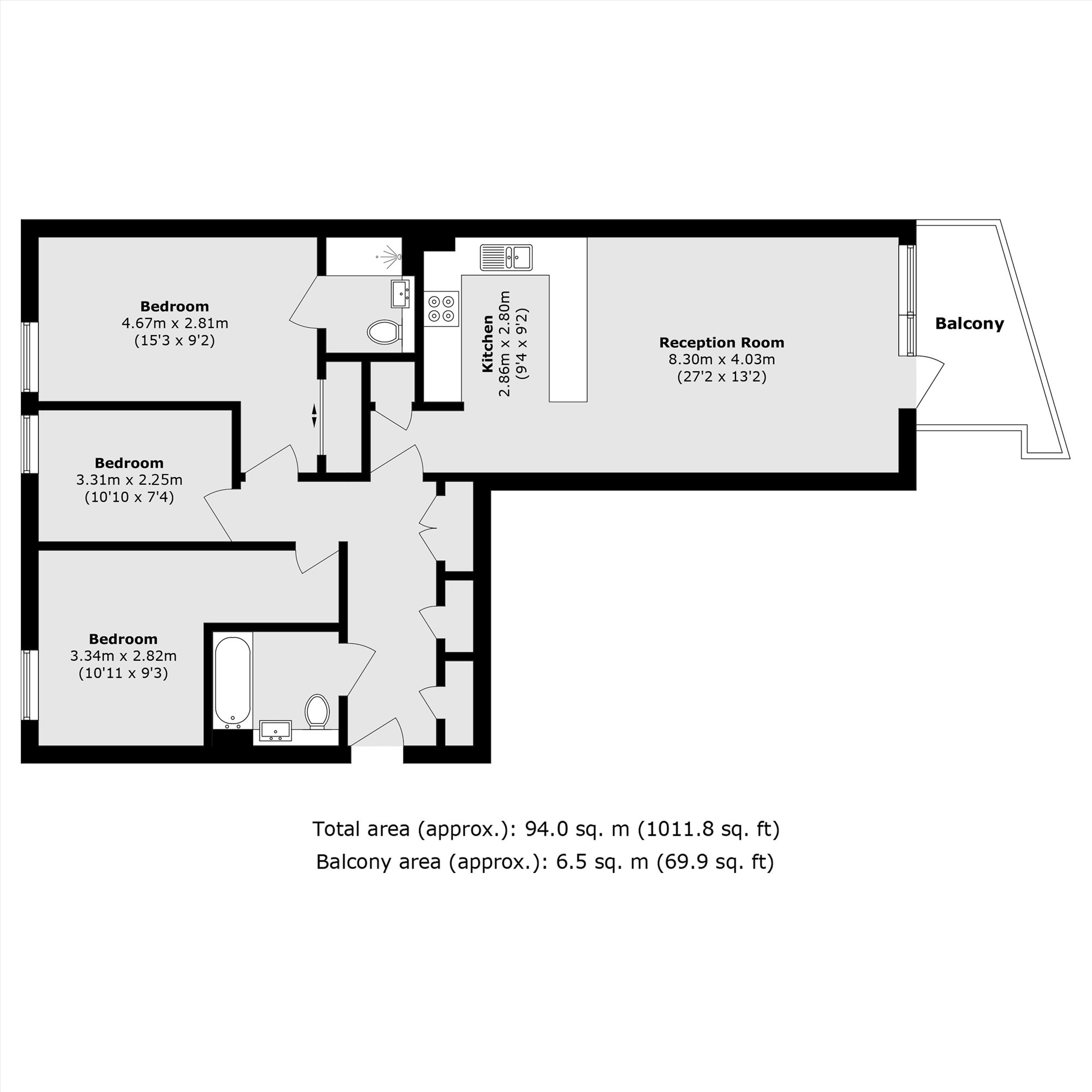 6 Juniper House, 221, Hoe Street, London floorplan