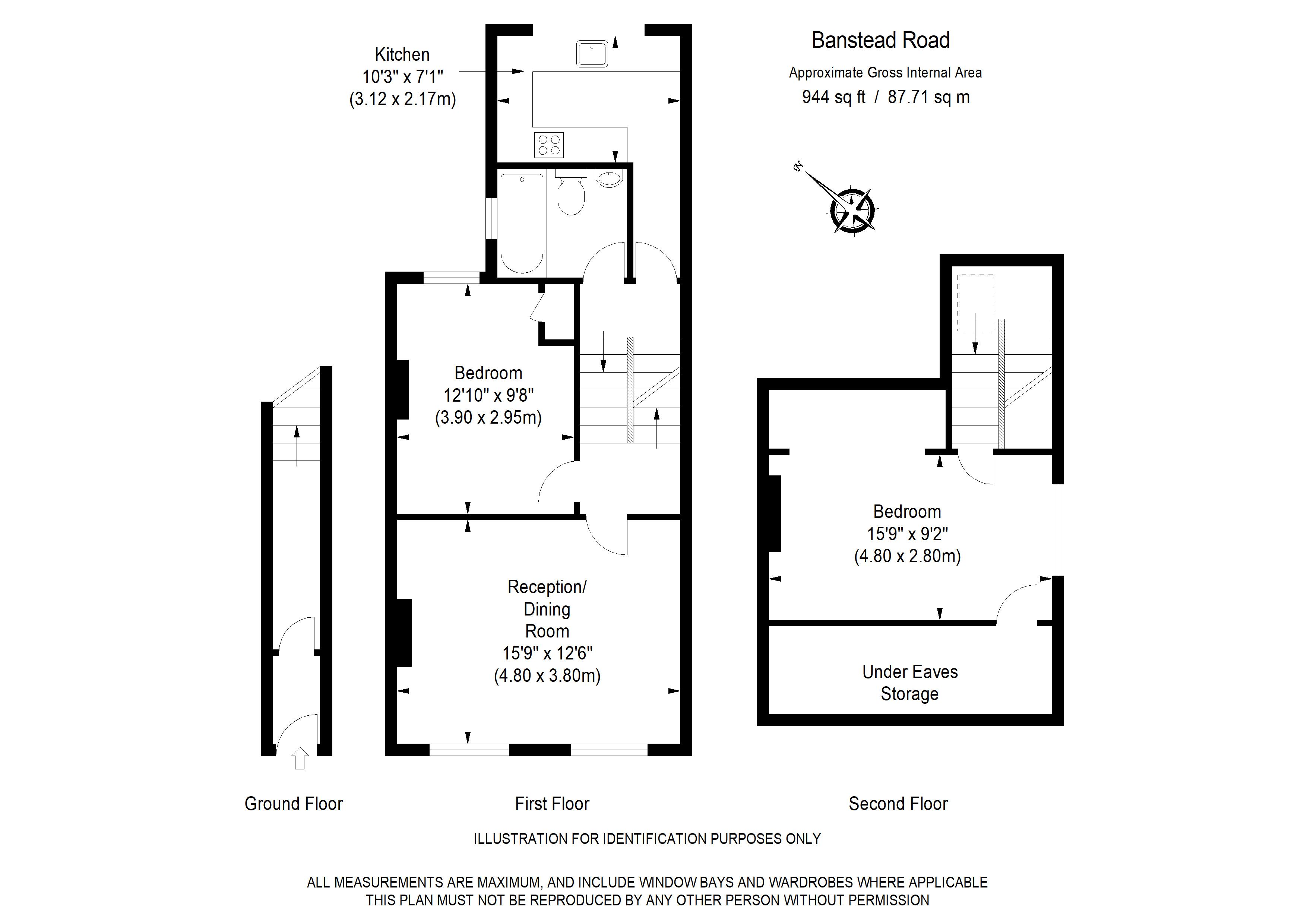 Flat 194,, Banstead Road, Caterham floorplan